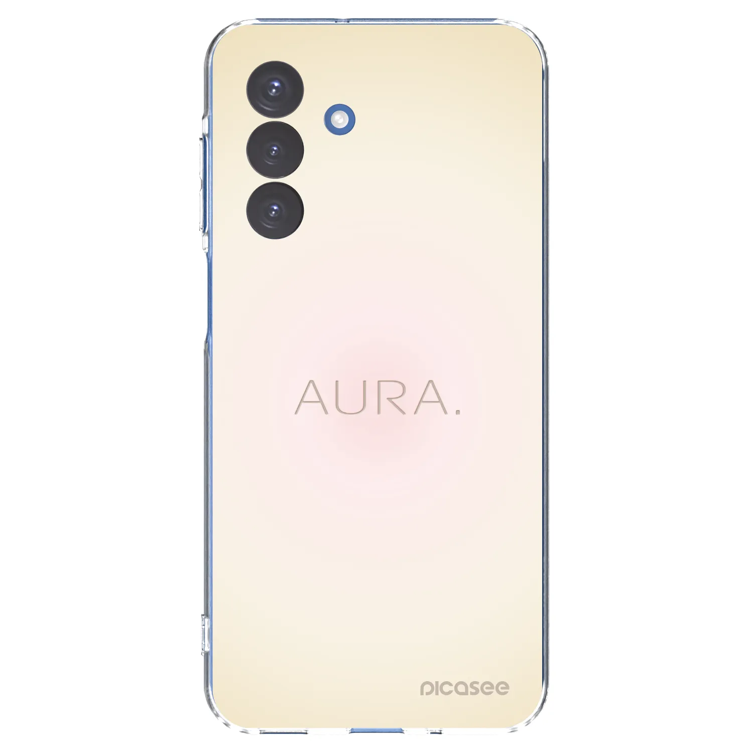 Picasee Samsung Galaxy A17 5G Hülle - Transparentes Silikon - Aura