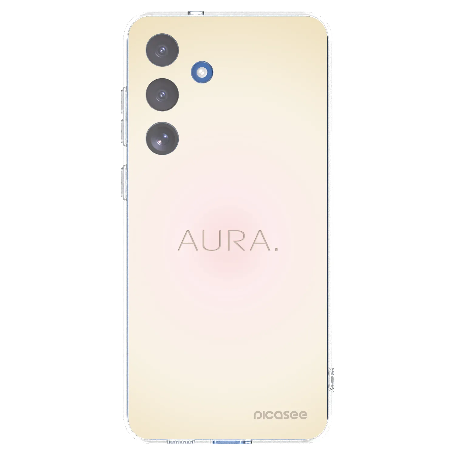 Picasee Samsung Galaxy S25 FE 5G Hülle - Transparentes Silikon - Aura