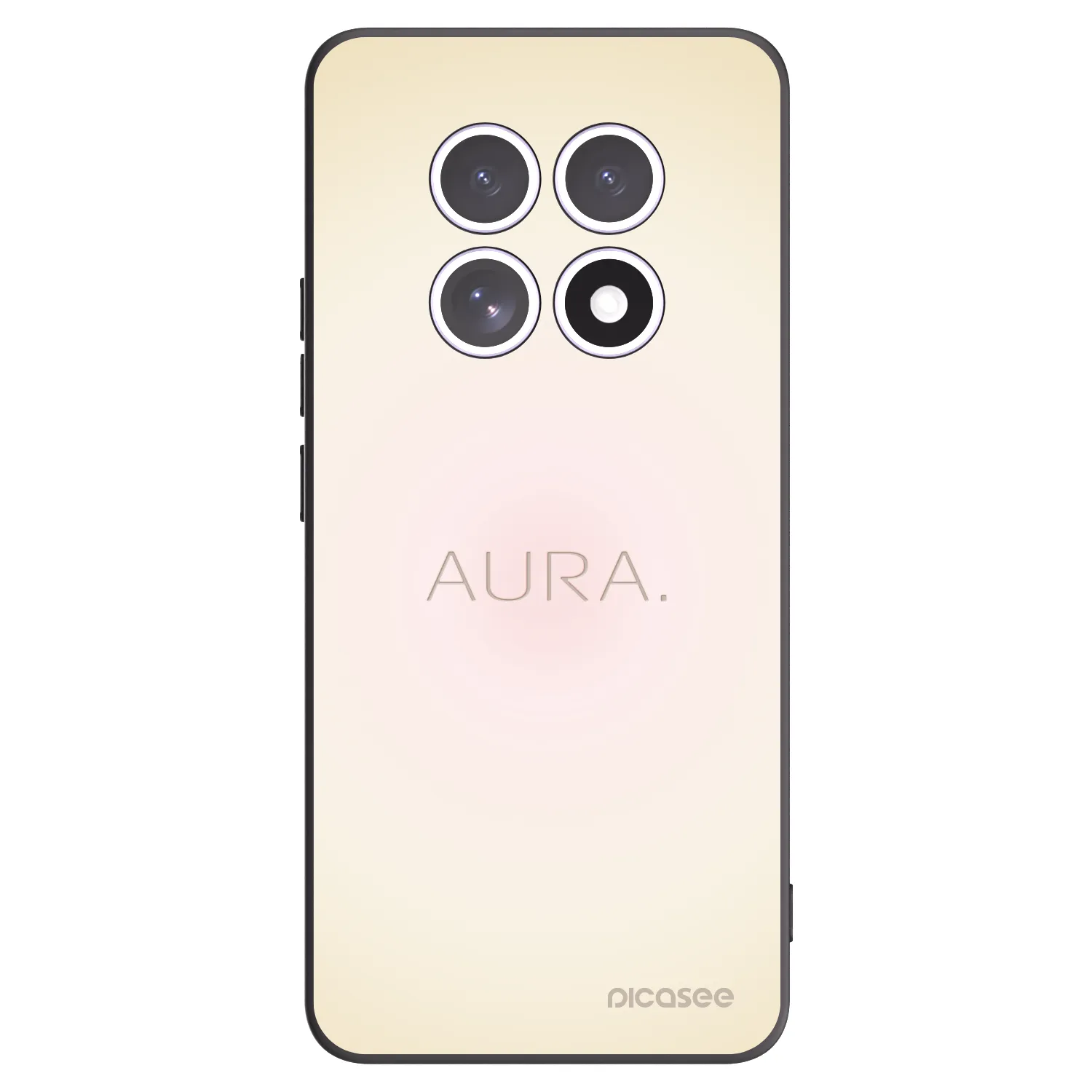 Picasee Xiaomi Redmi Note 15 Hülle - Schwarzes Silikon - Aura