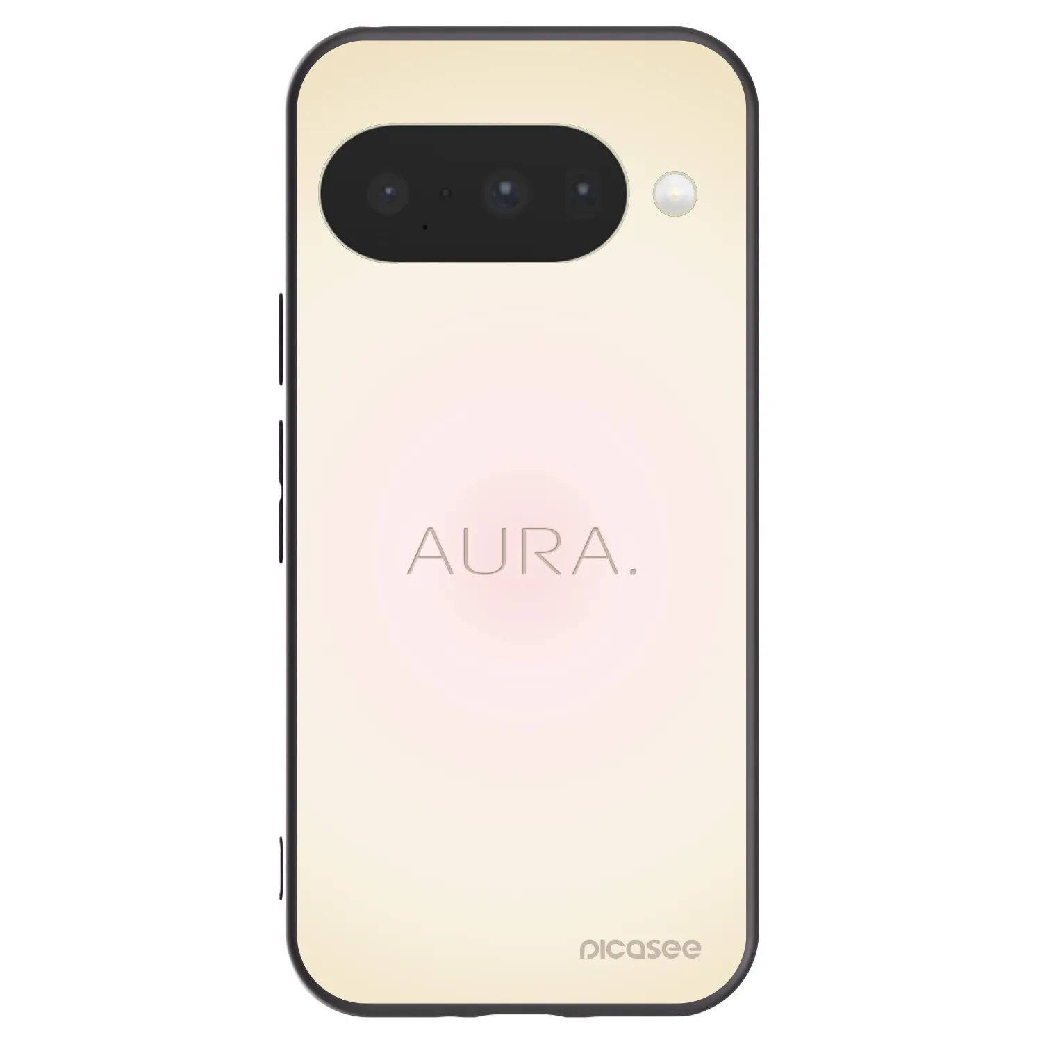 Picasee Google Pixel 10 Hülle - Schwarzes Silikon - Aura