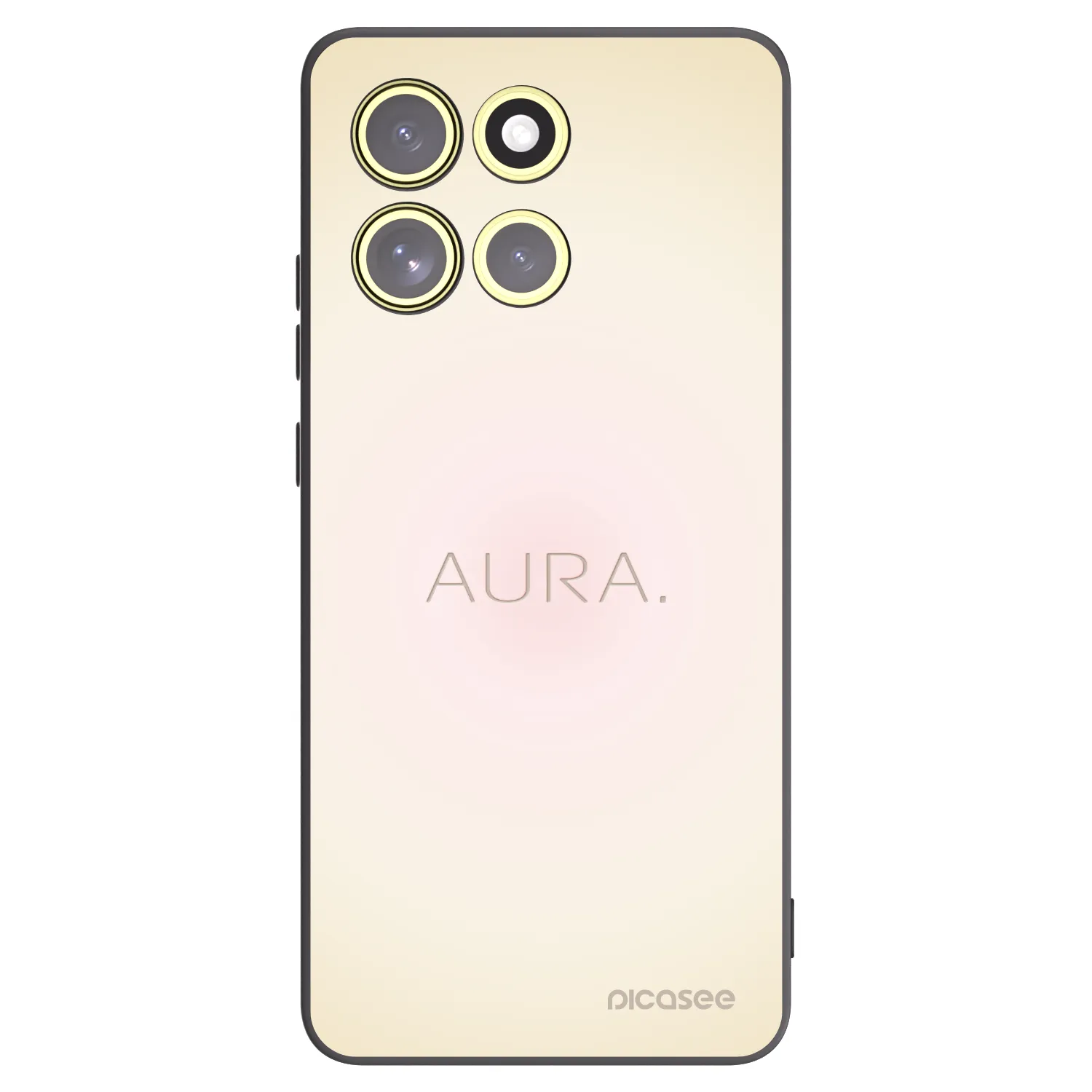 Picasee Motorola Moto G86 Power 5G Hülle - Schwarzes Silikon - Aura