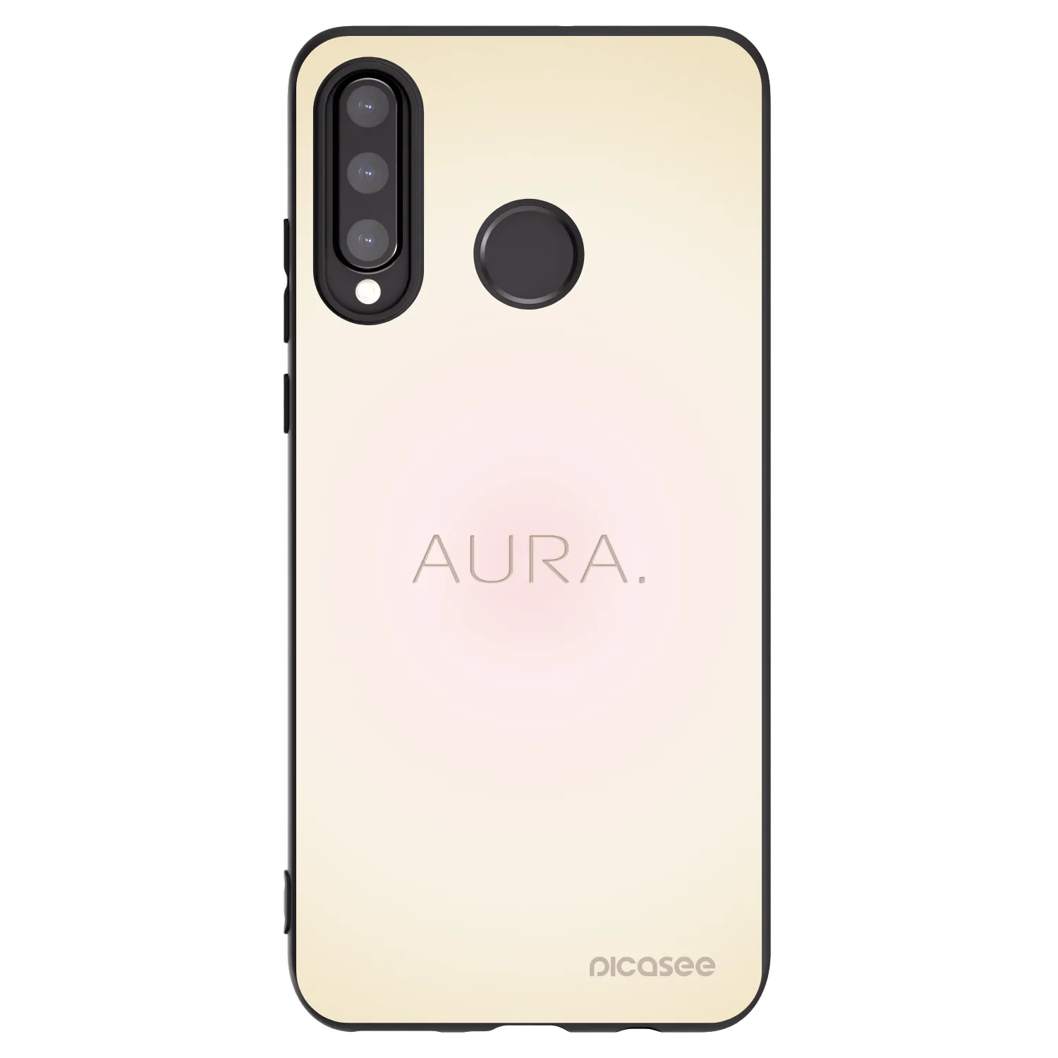 Picasee Huawei P30 Lite Hülle - Schwarzes Silikon - Aura