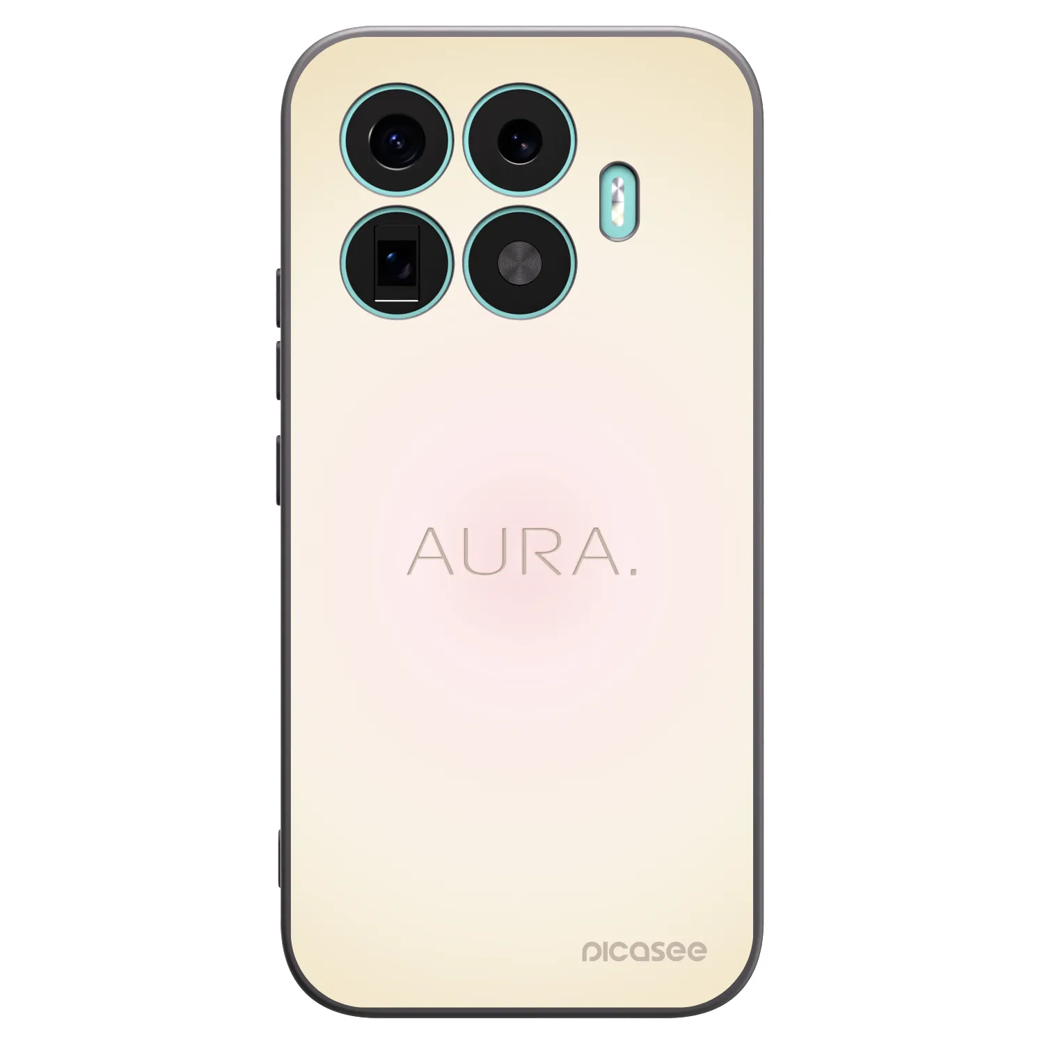 Picasee Xiaomi 17T Hülle - Schwarzes Silikon - Aura
