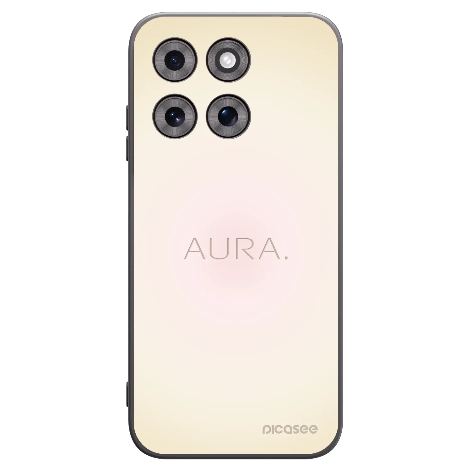 Picasee Motorola Moto G77 Hülle - Schwarzes Silikon - Aura