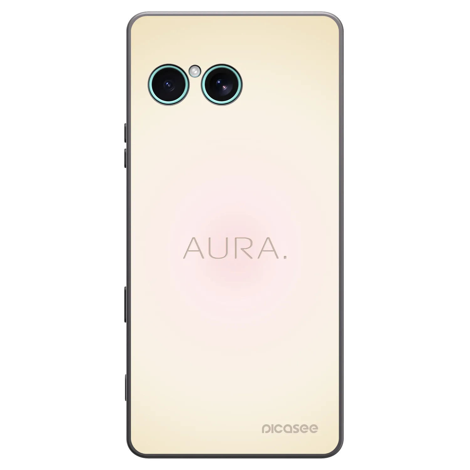 Picasee Sony Xperia 10 VII Hülle - Schwarzes Silikon - Aura
