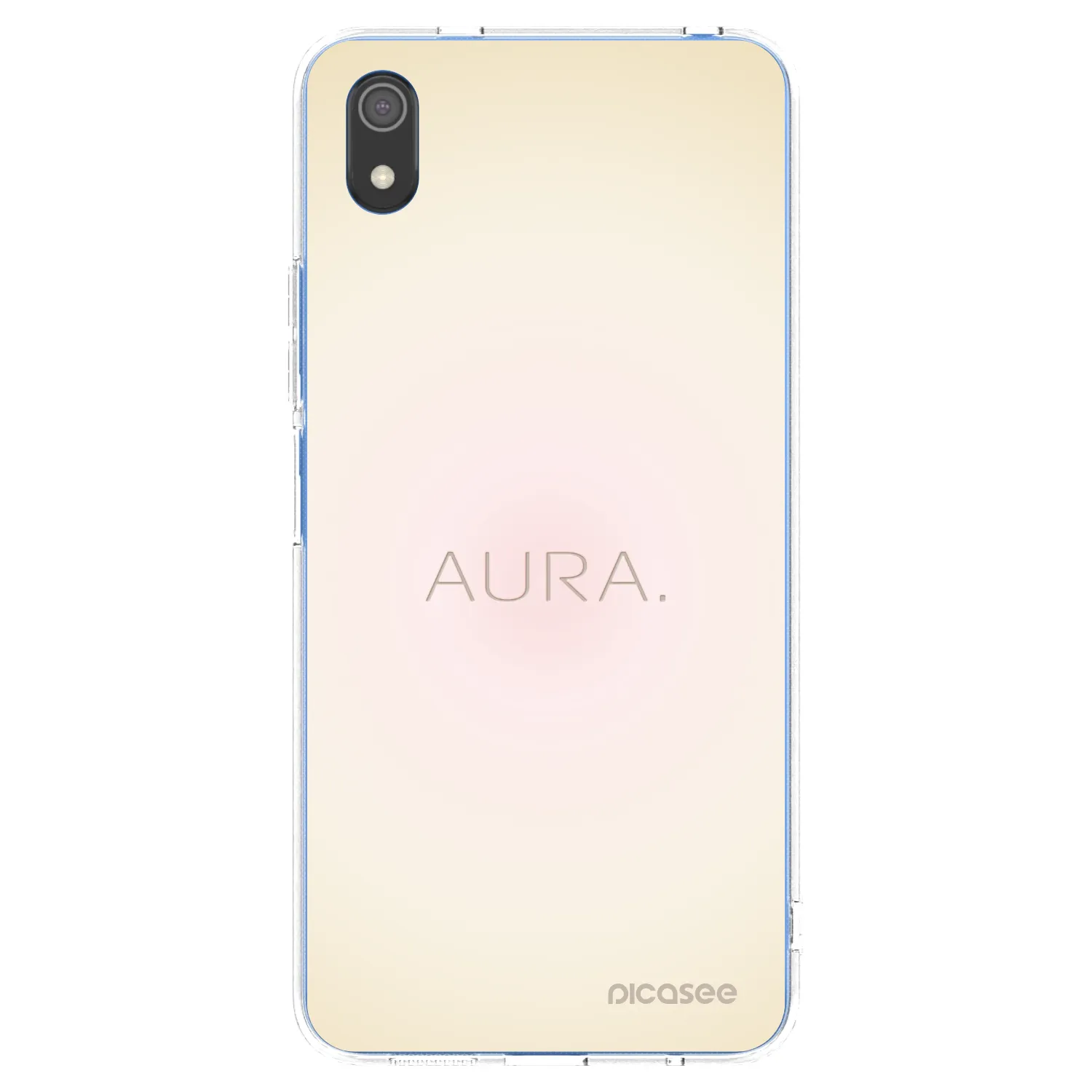 Picasee Xiaomi Redmi 7A Hülle - Transparentes Silikon - Aura