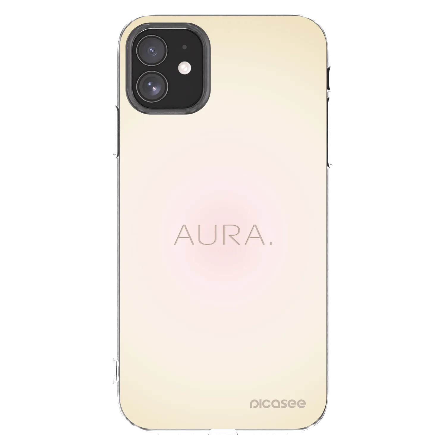 Picasee Apple iPhone 11 Hülle - Transparentes Silikon - Aura