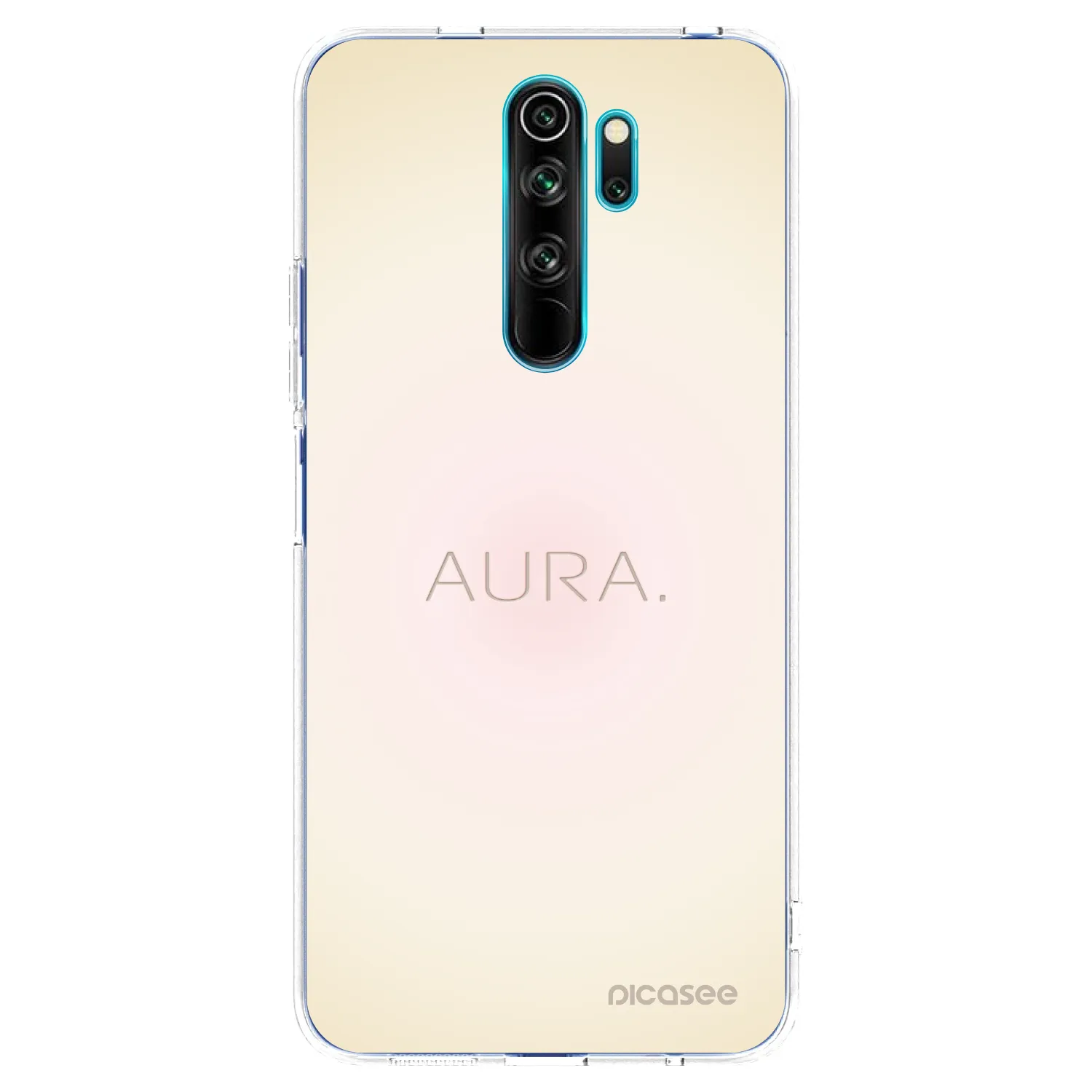 Picasee Xiaomi Redmi Note 8 Pro Hülle - Transparentes Silikon - Aura
