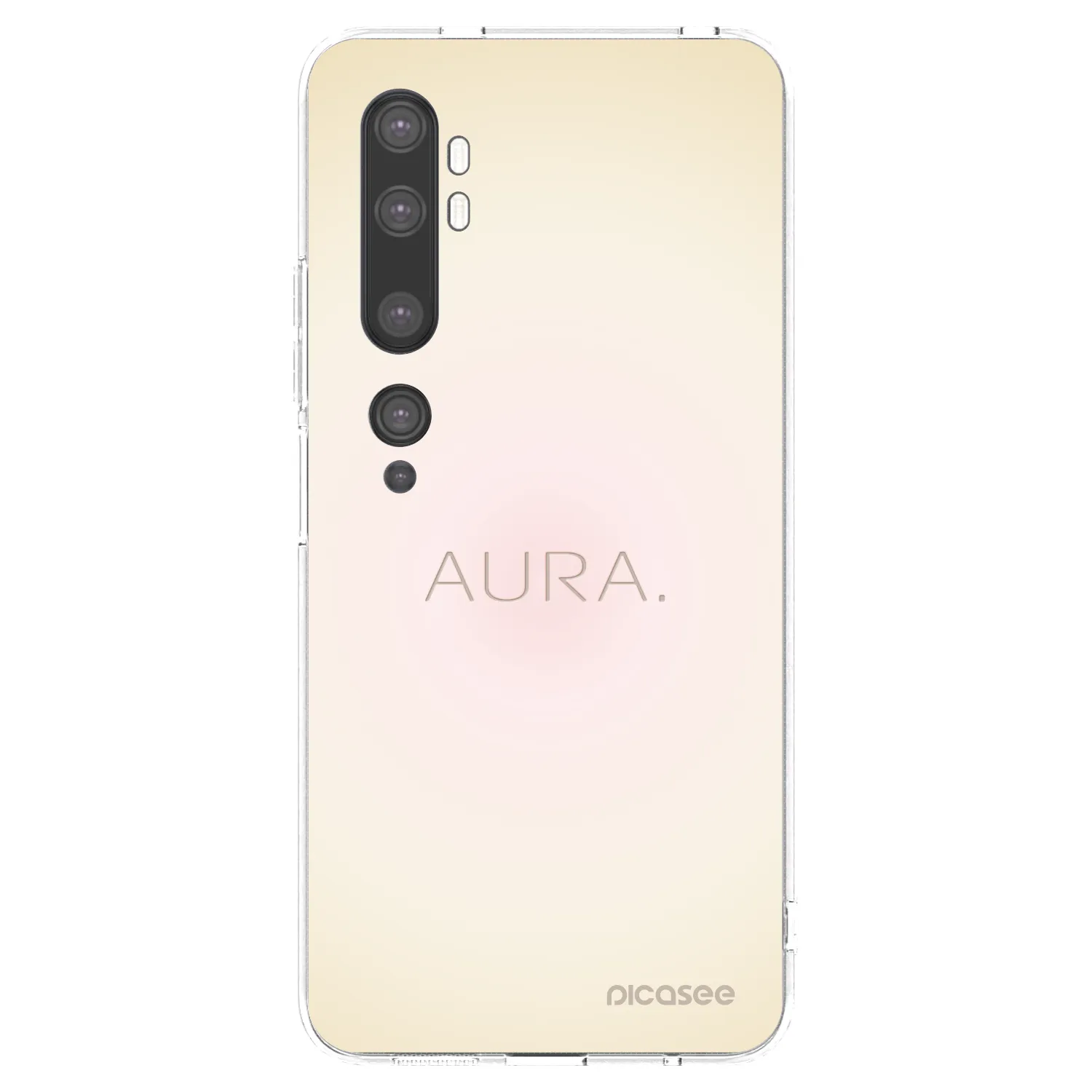 Picasee Xiaomi Mi Note 10 (Pro) Hülle - Transparentes Silikon - Aura