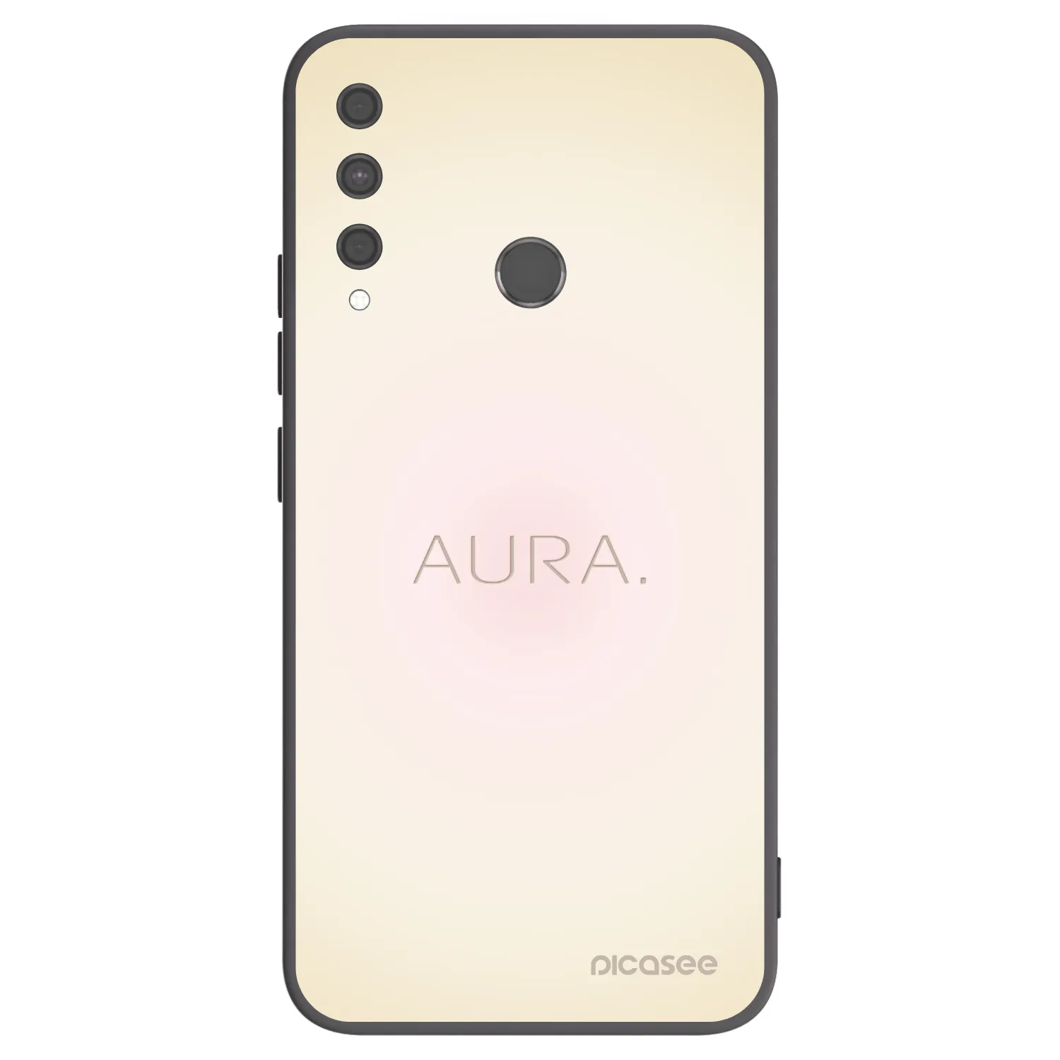 Picasee Huawei P40 Lite E Hülle - Schwarzes Silikon - Aura