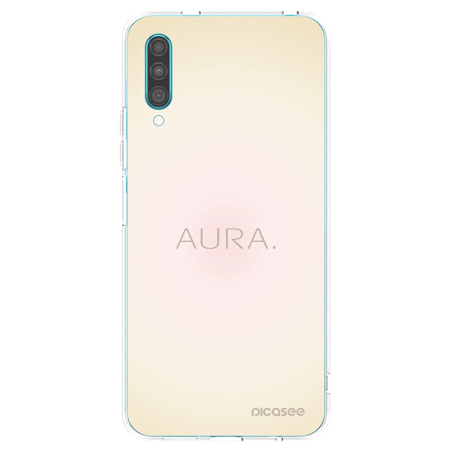 Picasee Samsung Galaxy A30s A307F Hülle - Transparentes Silikon - Aura