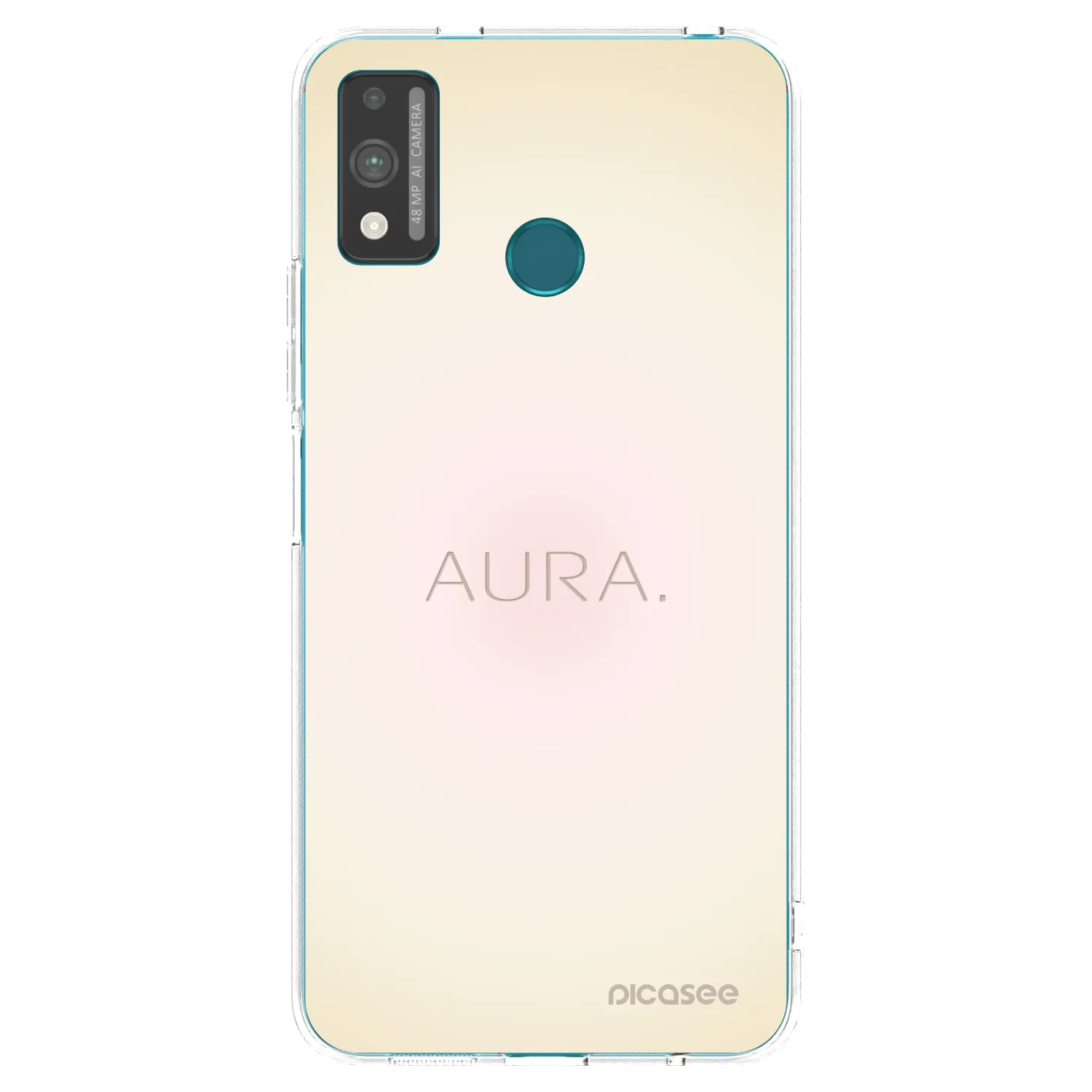 Picasee Honor 9X Lite Hülle - Transparentes Silikon - Aura