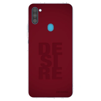Picasee Samsung Galaxy M11 Hülle - Transparentes Silikon - Desire