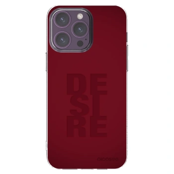 Picasee Apple iPhone 14 Pro Max Hülle - Transparentes Silikon - Desire