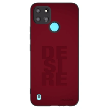 Picasee Realme C21Y Hülle - Schwarzes Silikon - Desire