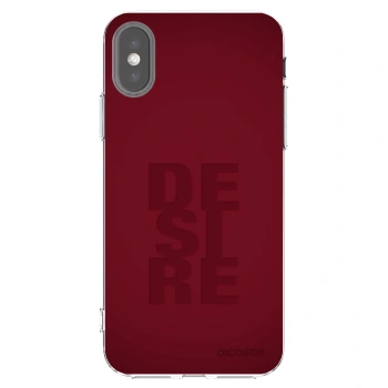 Picasee Apple iPhone X/XS Hülle - Transparentes Silikon - Desire