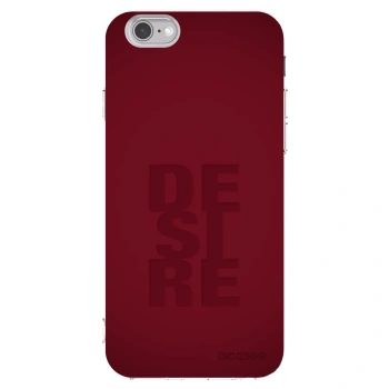 Picasee Apple iPhone 6/6S Hülle - Transparentes Silikon - Desire
