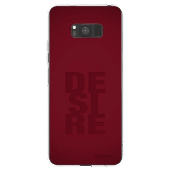 Picasee Samsung Galaxy S8 G950F Hülle - Transparentes Silikon - Desire