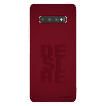 Picasee Samsung Galaxy S10 Plus G975 Hülle - Transparentes Silikon - Desire