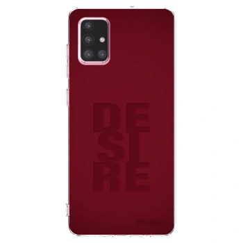 Picasee Samsung Galaxy A71 A715F Hülle - Transparentes Silikon - Desire