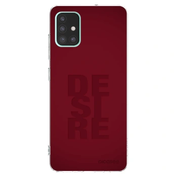 Picasee Samsung Galaxy A51 A515F Hülle - Transparentes Silikon - Desire