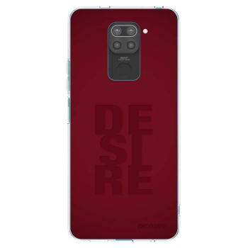 Picasee Xiaomi Redmi Note 9 Hülle - Schwarzes Silikon - Desire