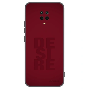 Picasee Xiaomi Redmi Note 9S Hülle - Schwarzes Silikon - Desire