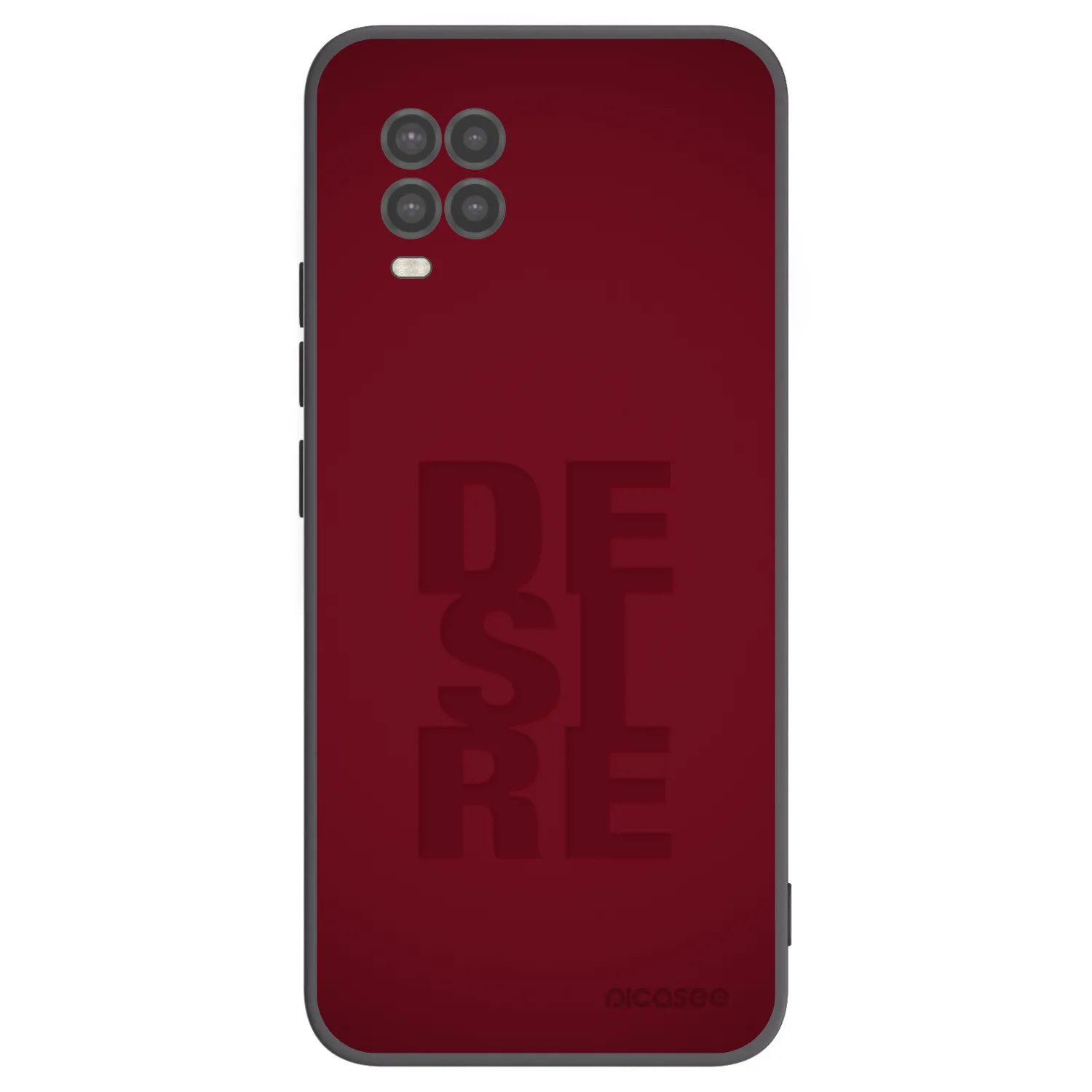 Picasee Xiaomi Mi 10 Lite Hülle - Schwarzes Silikon - Desire