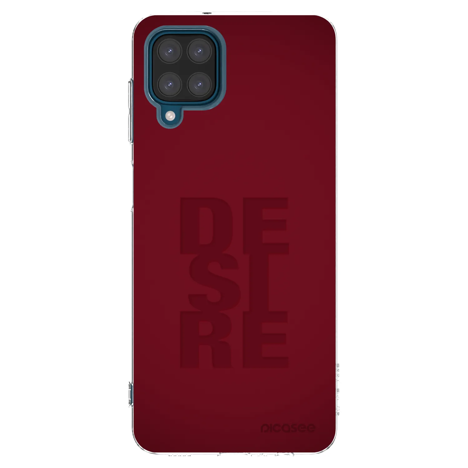 Picasee Samsung Galaxy A12 A125F Hülle - Transparentes Silikon - Desire