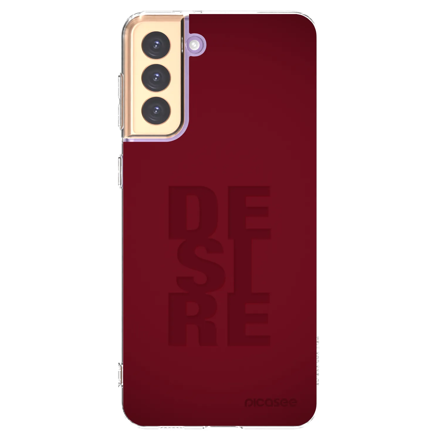 Picasee Samsung Galaxy S21+ 5G G996F Hülle - Transparentes Silikon - Desire