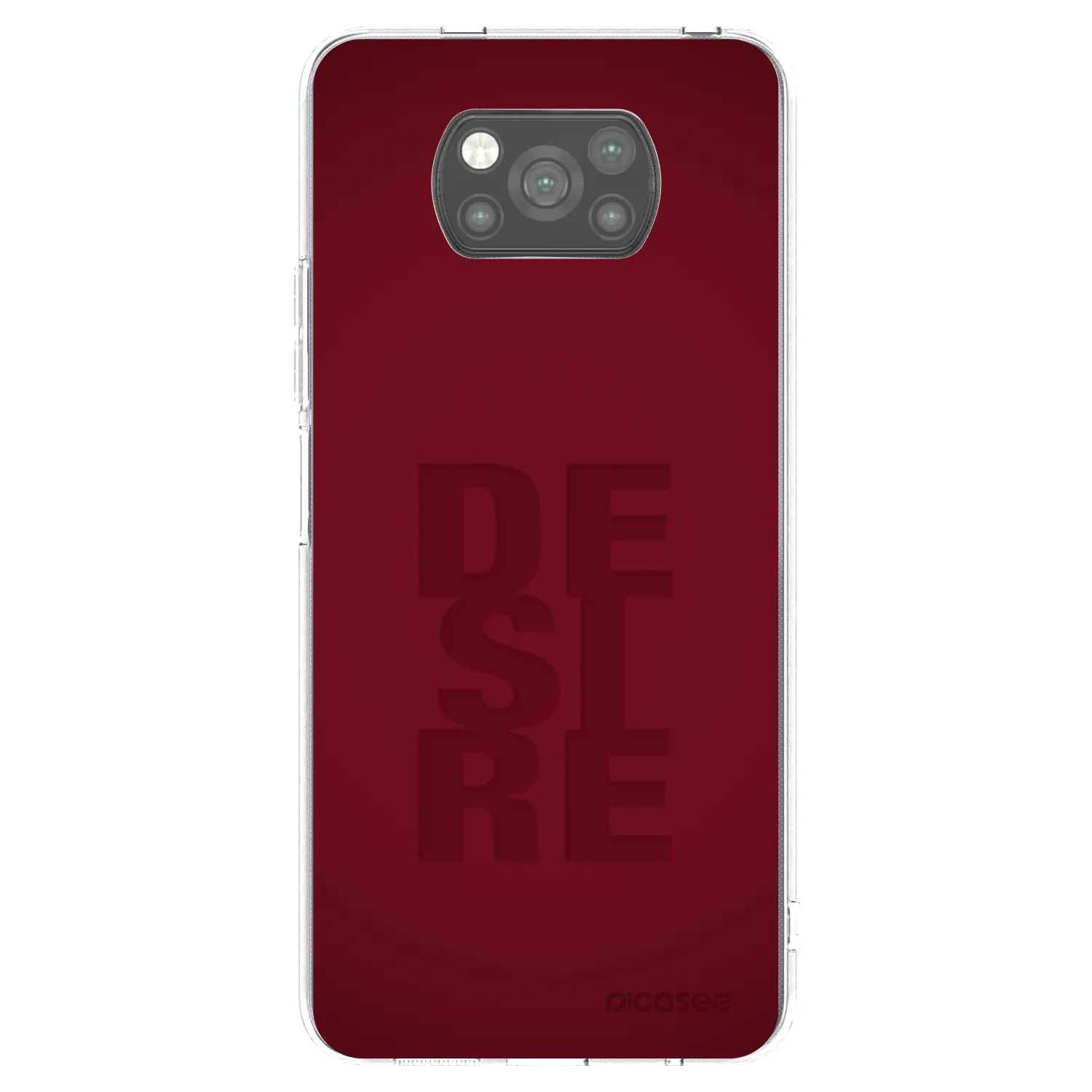 Picasee Xiaomi Poco X3 Pro Hülle - Schwarzes Silikon - Desire