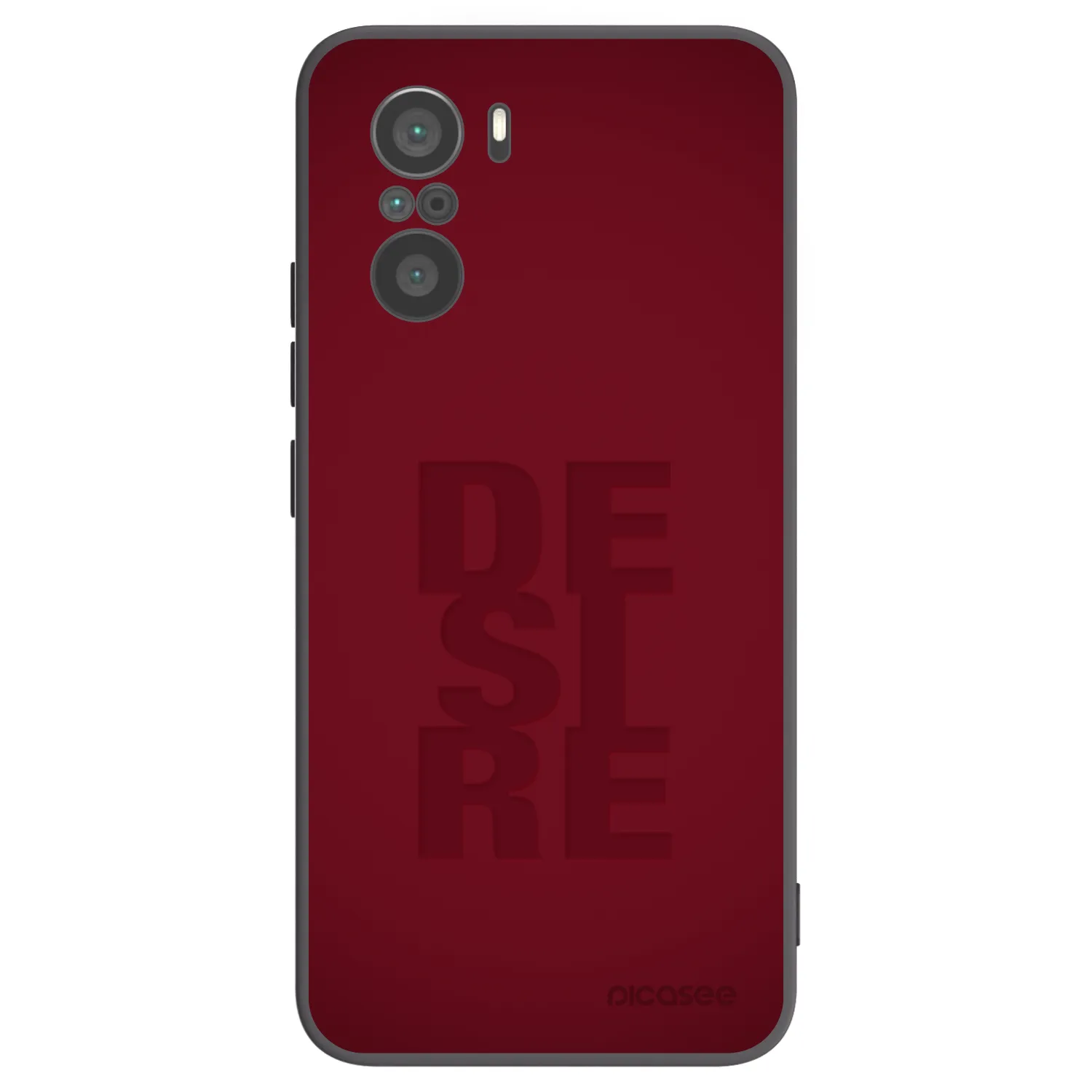 Picasee Xiaomi Poco F3 Hülle - Schwarzes Silikon - Desire