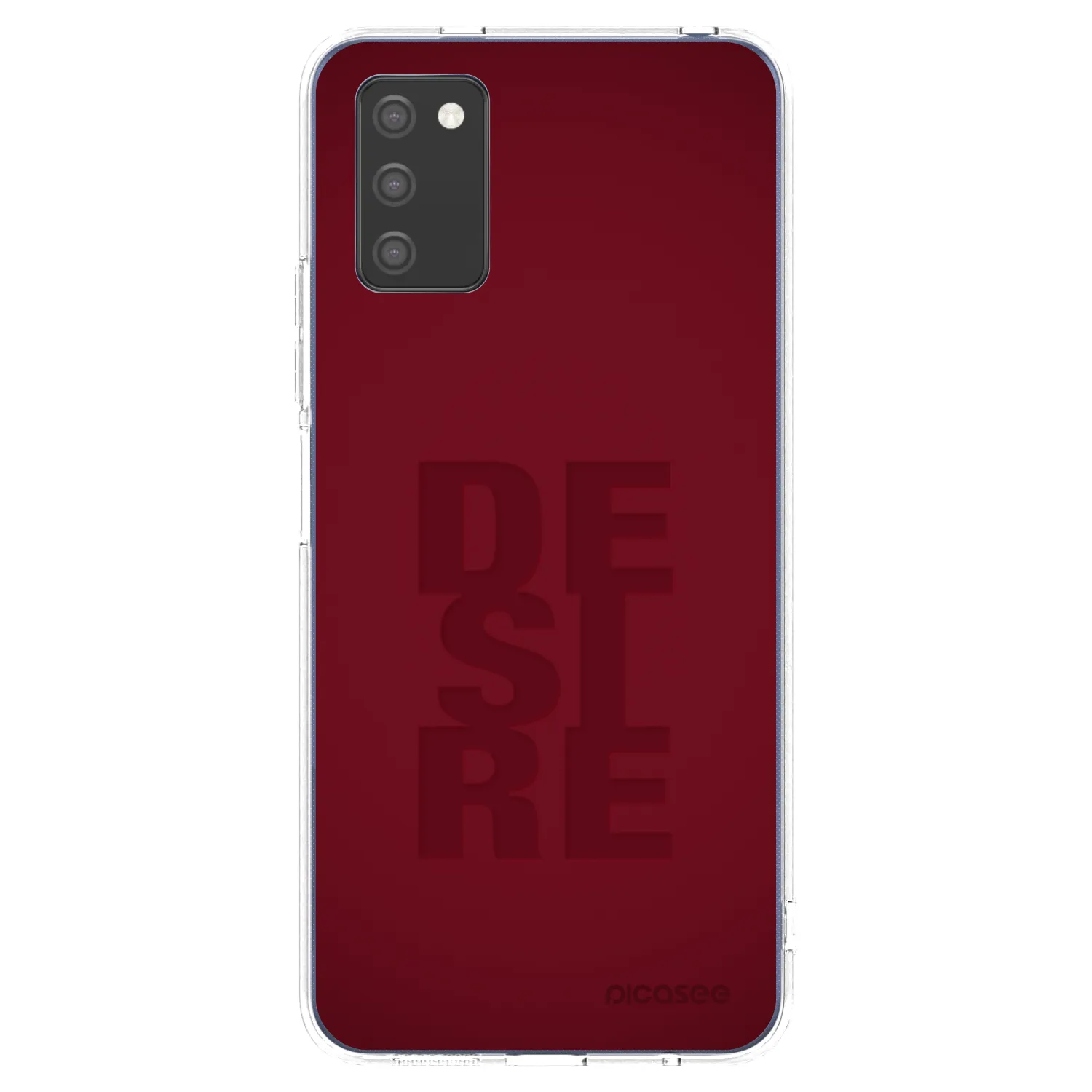 Picasee Samsung Galaxy A02s A025G Hülle - Transparentes Silikon - Desire