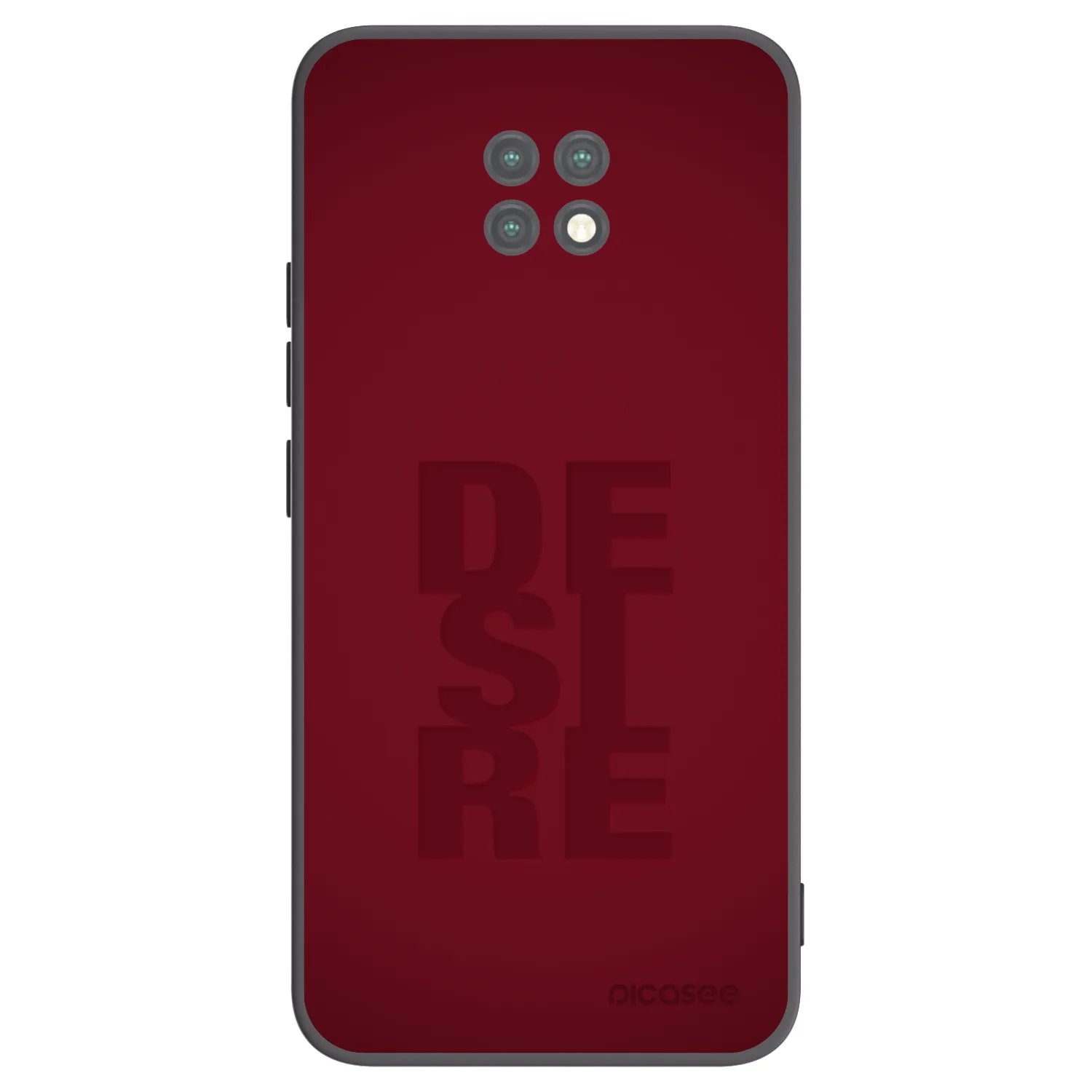 Picasee Xiaomi Redmi Note 9T Hülle - Schwarzes Silikon - Desire