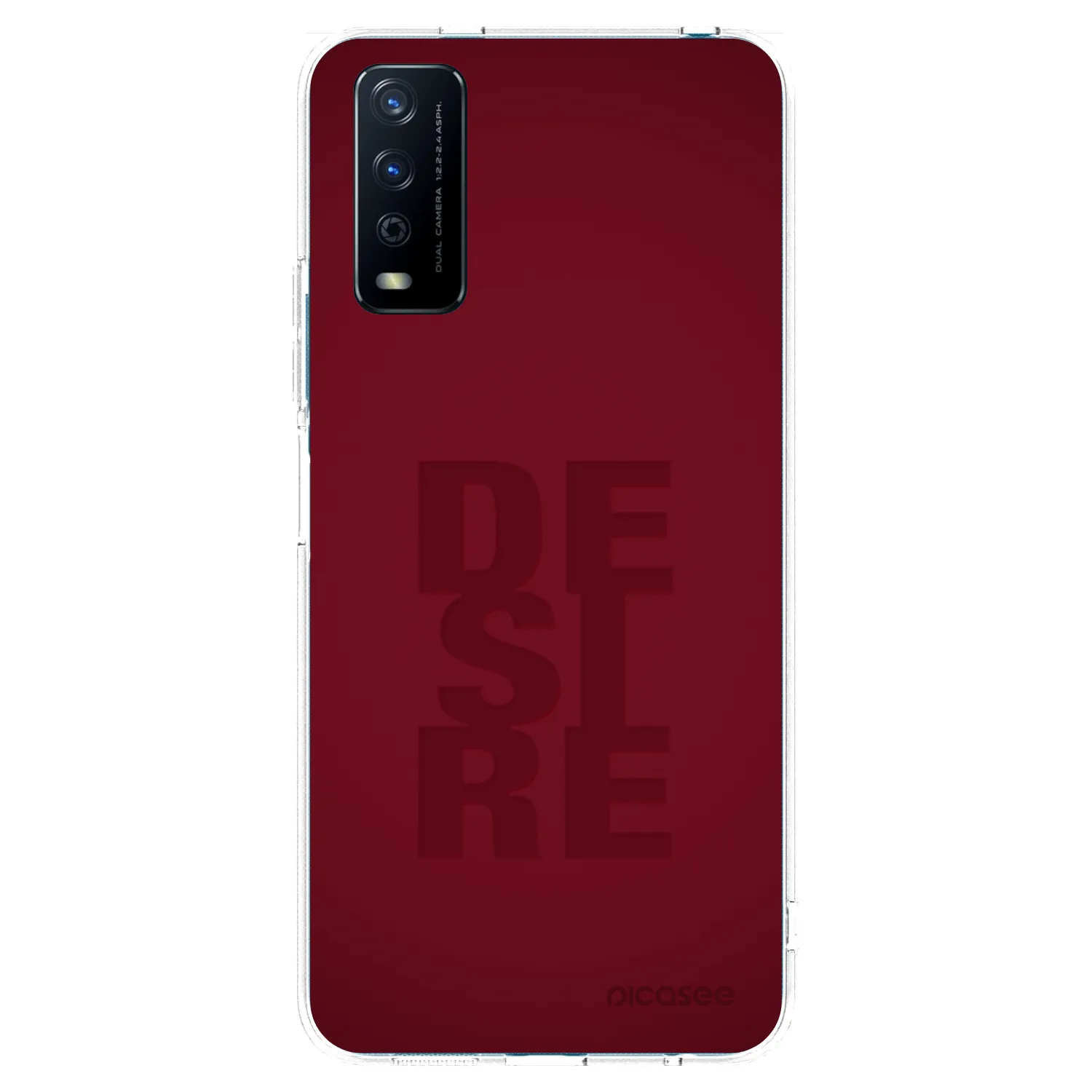 Picasee Vivo Y11s Hülle - Transparentes Silikon - Desire
