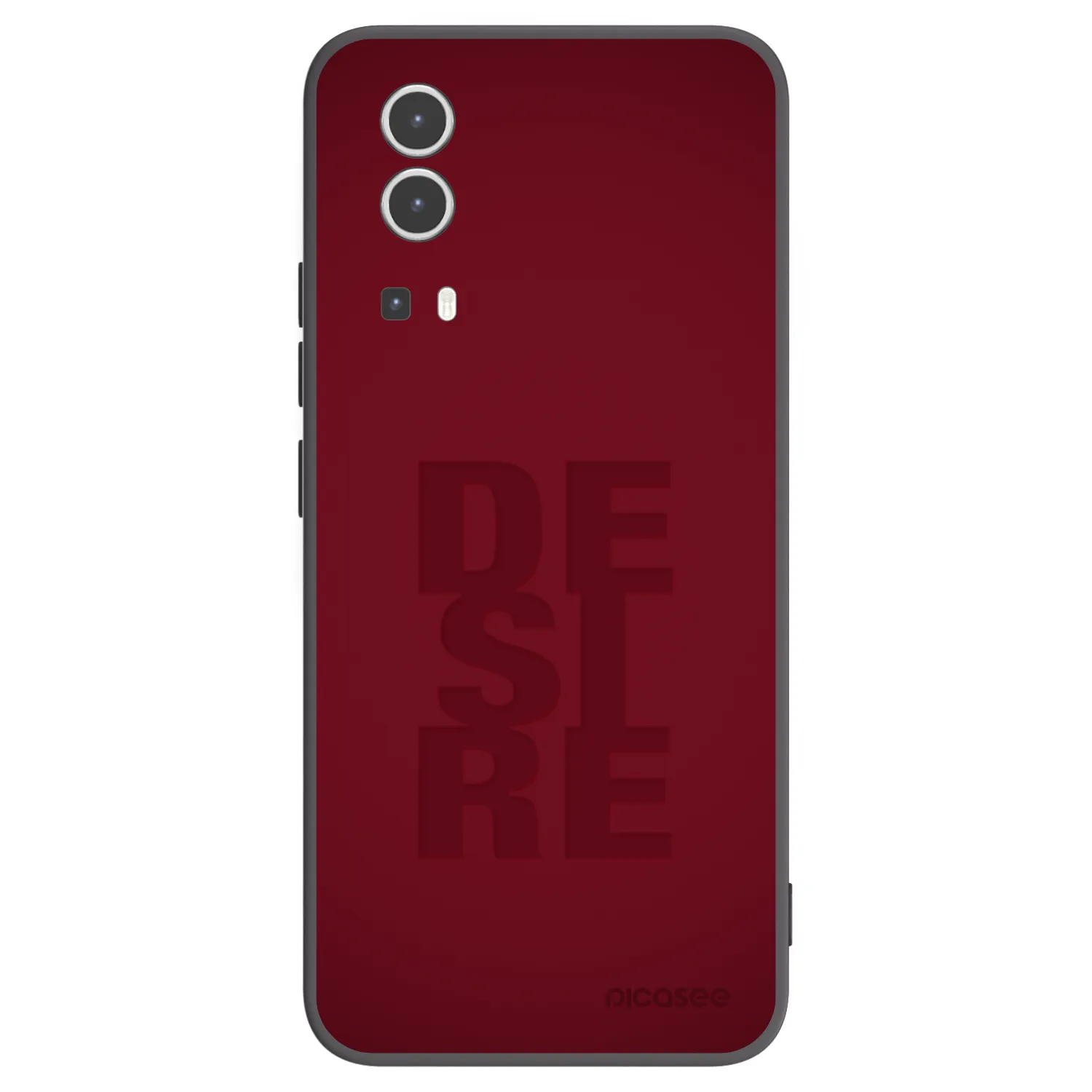 Picasee Vivo Y72 5G Hülle - Schwarzes Silikon - Desire