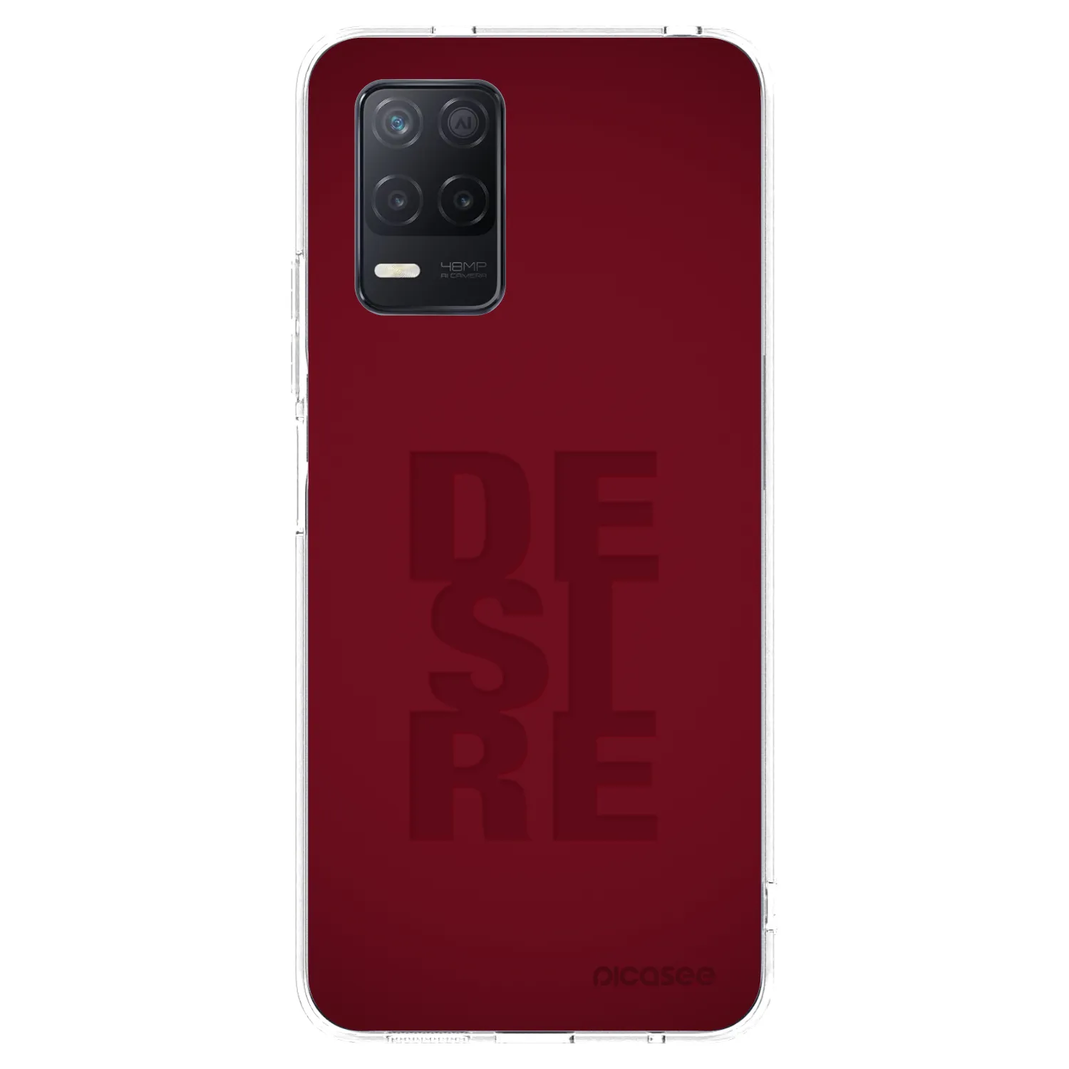 Picasee Realme 8 5G Hülle - Transparentes Silikon - Desire