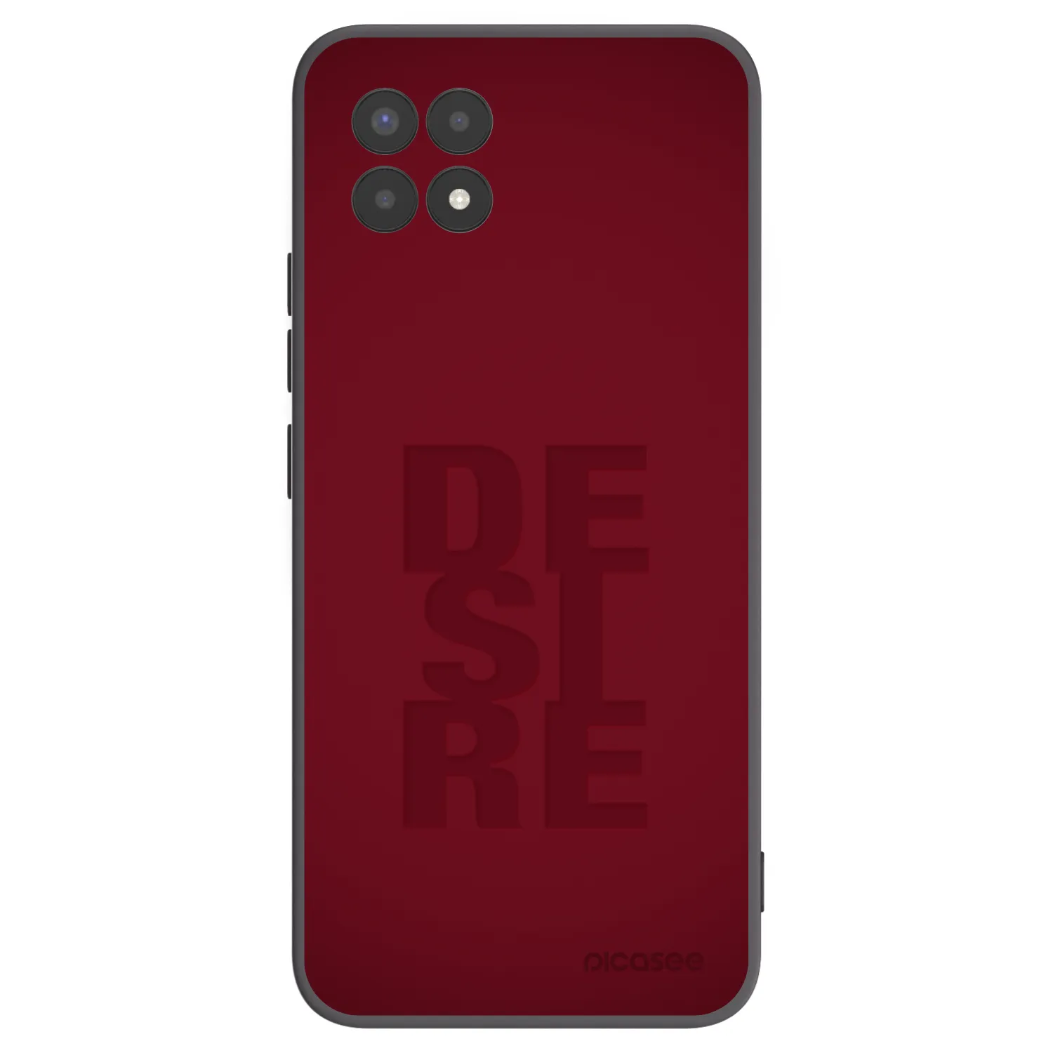 Picasee Realme 8i Hülle - Schwarzes Silikon - Desire