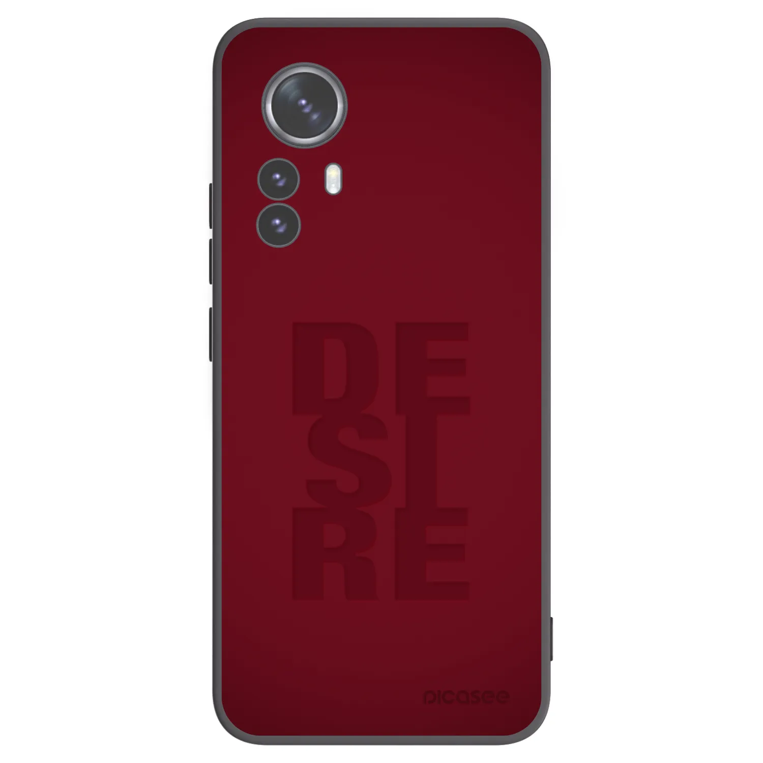 Picasee Xiaomi 12 Pro Hülle - Schwarzes Silikon - Desire