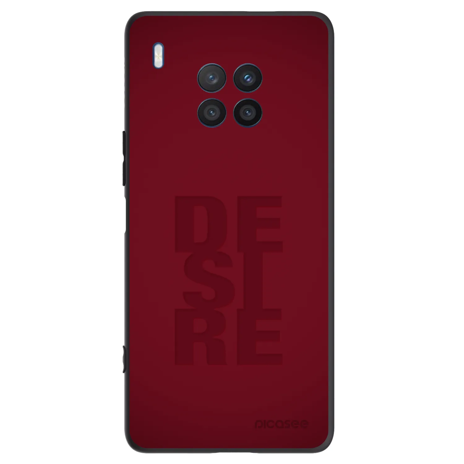 Picasee Honor 50 Lite Hülle - Schwarzes Silikon - Desire