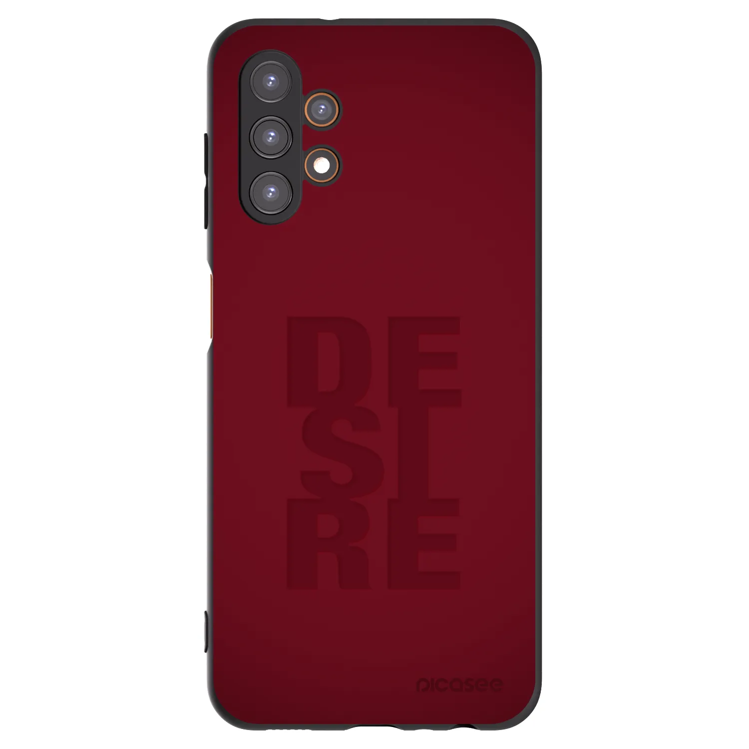Picasee Samsung Galaxy A13 4G A135 Hülle - Schwarzes Silikon - Desire