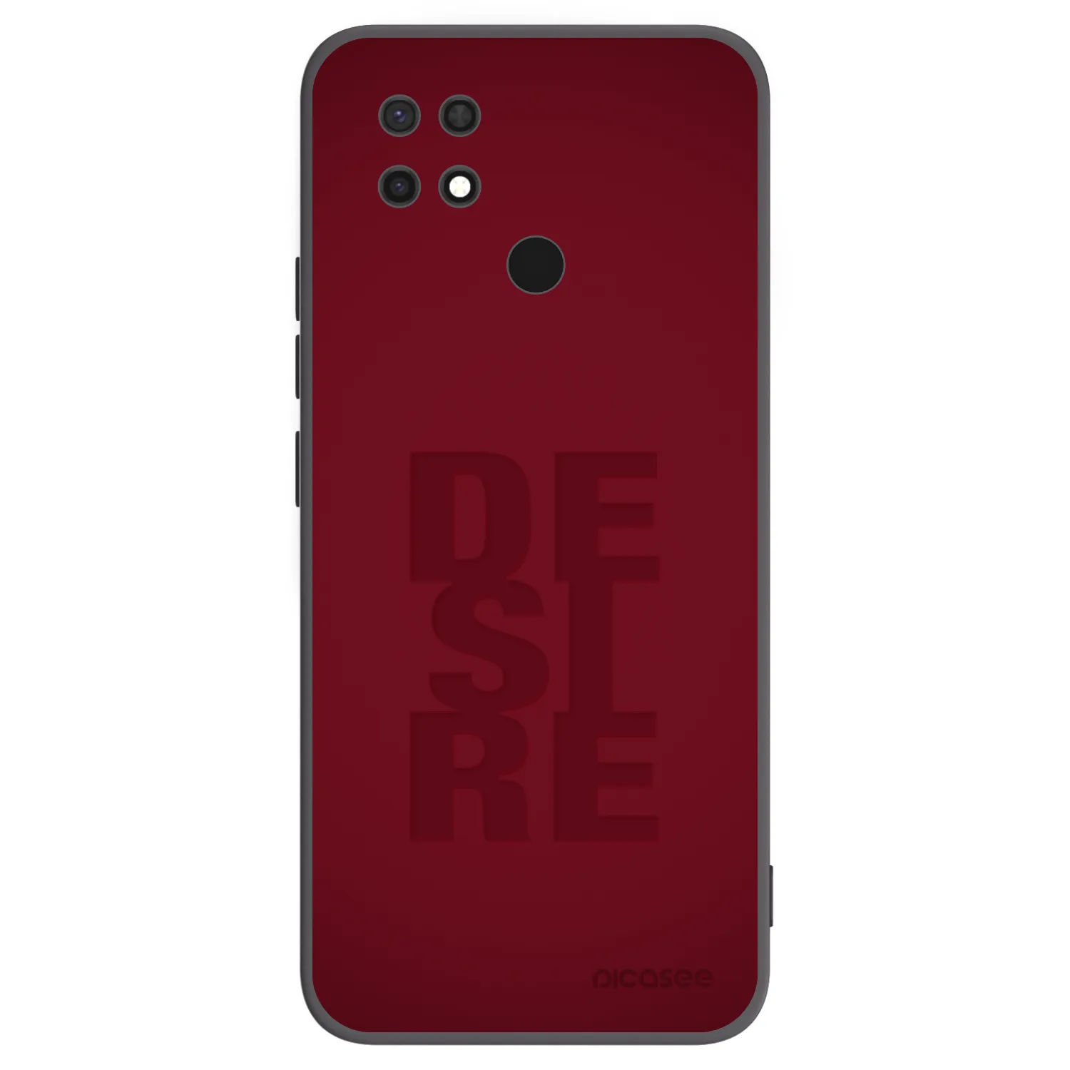 Picasee Xiaomi Redmi 10C Hülle - Schwarzes Silikon - Desire