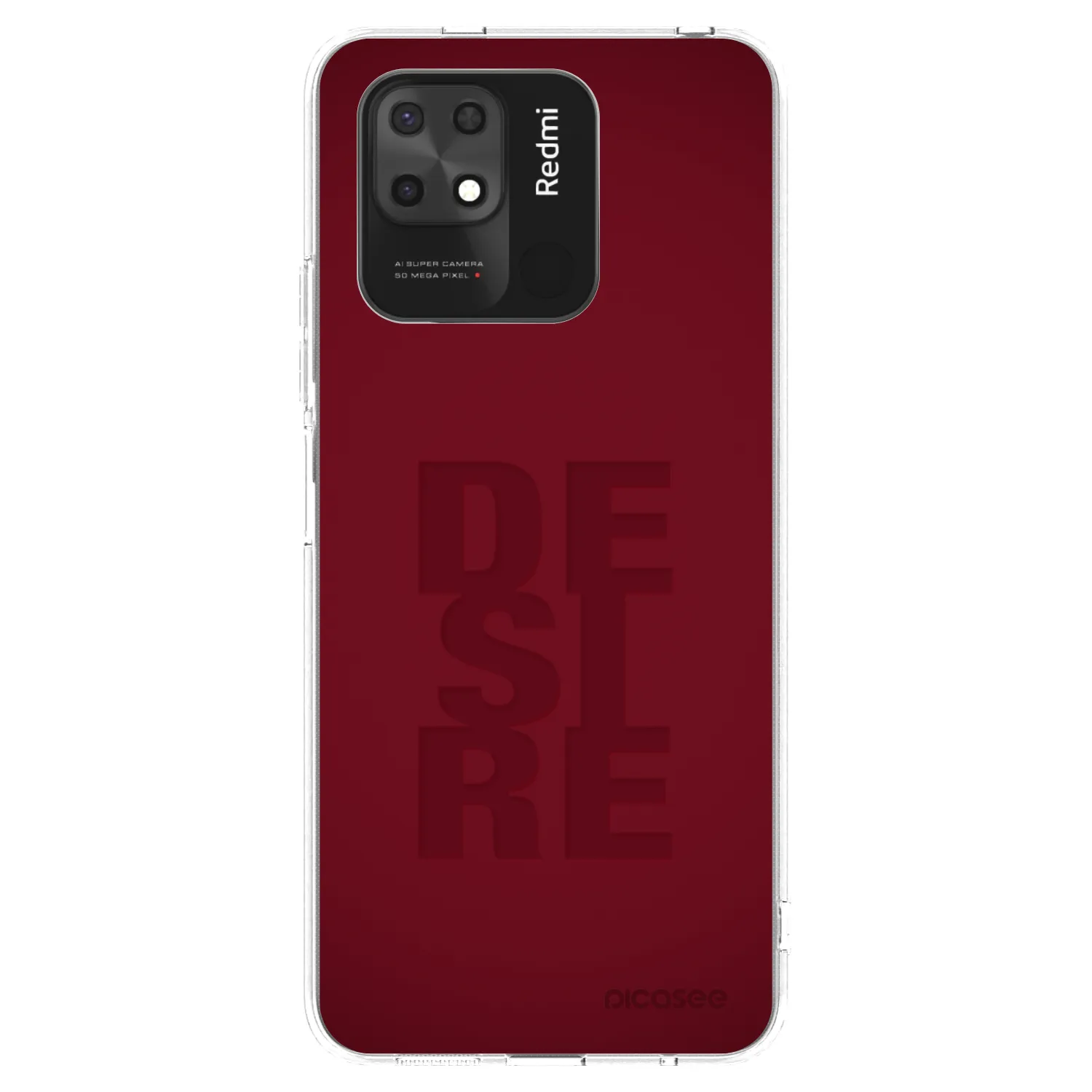 Picasee Xiaomi Redmi 10C Hülle - Transparentes Silikon - Desire