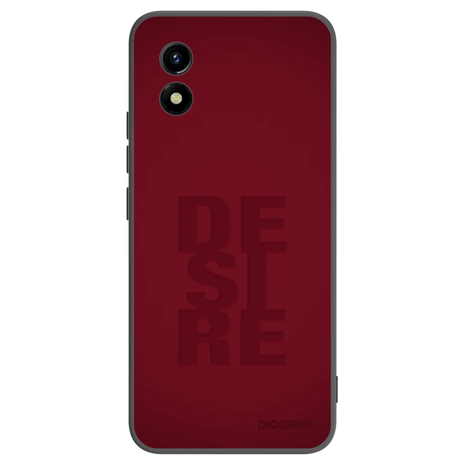 Picasee Vivo Y01 Hülle - Schwarzes Silikon - Desire