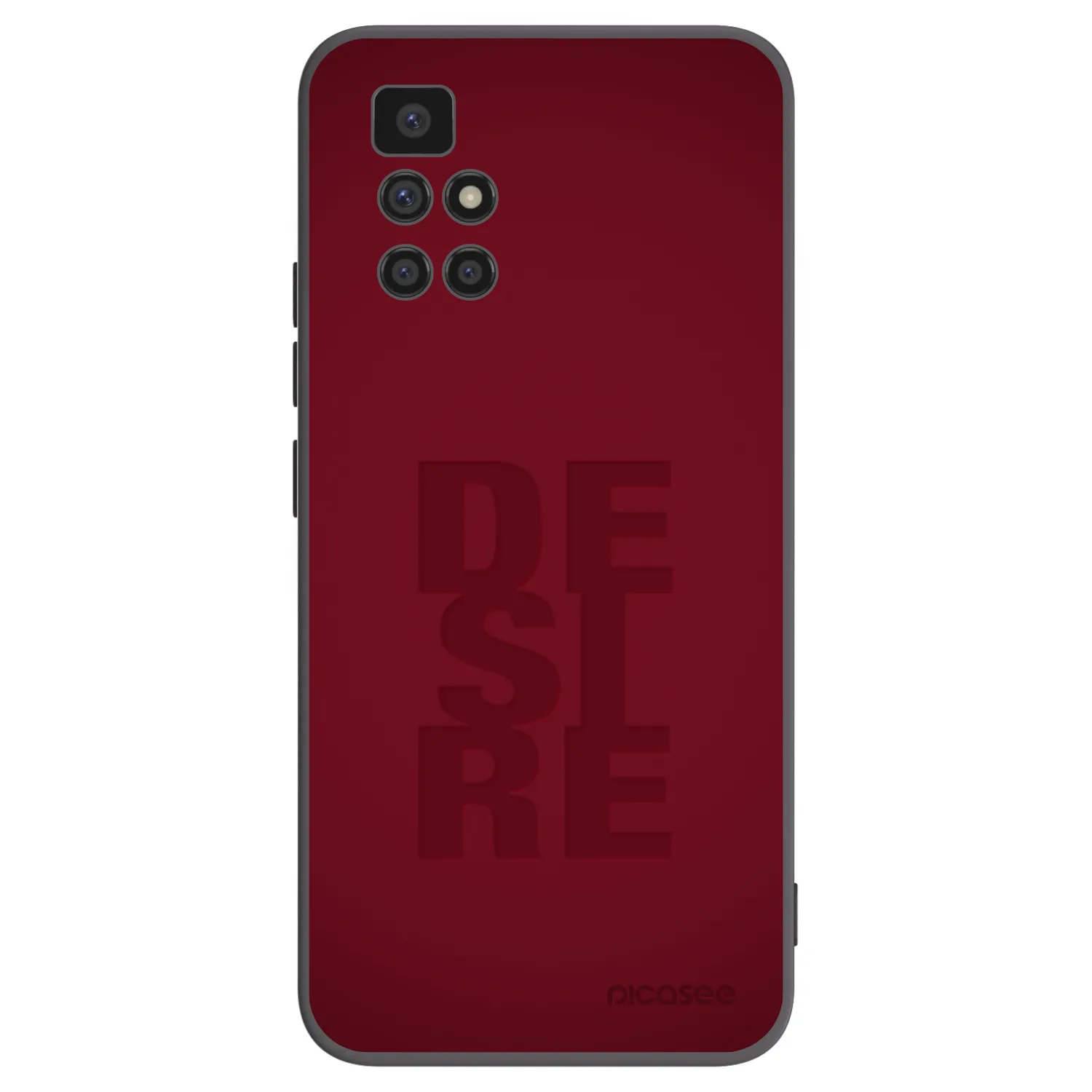 Picasee Xiaomi Redmi 10 (2022) Hülle - Schwarzes Silikon - Desire