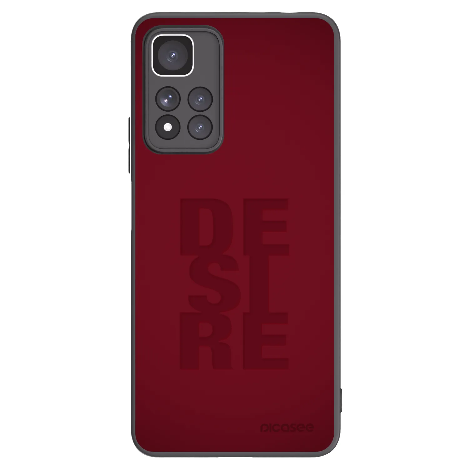 Picasee Xiaomi Redmi Note 11 Pro+ 5G Hülle - Schwarzes Silikon - Desire