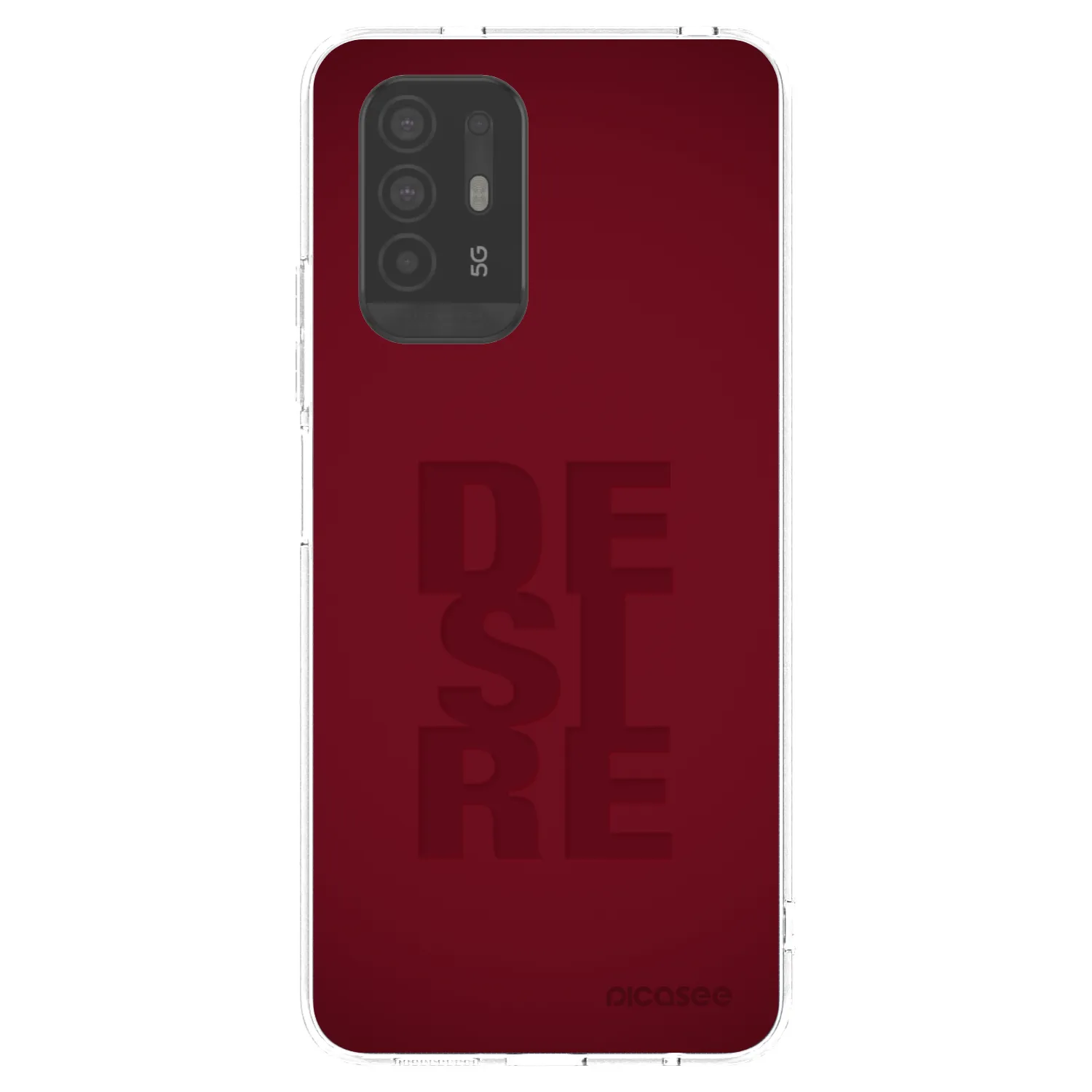Picasee OPPO A94 5G Hülle - Transparentes Silikon - Desire