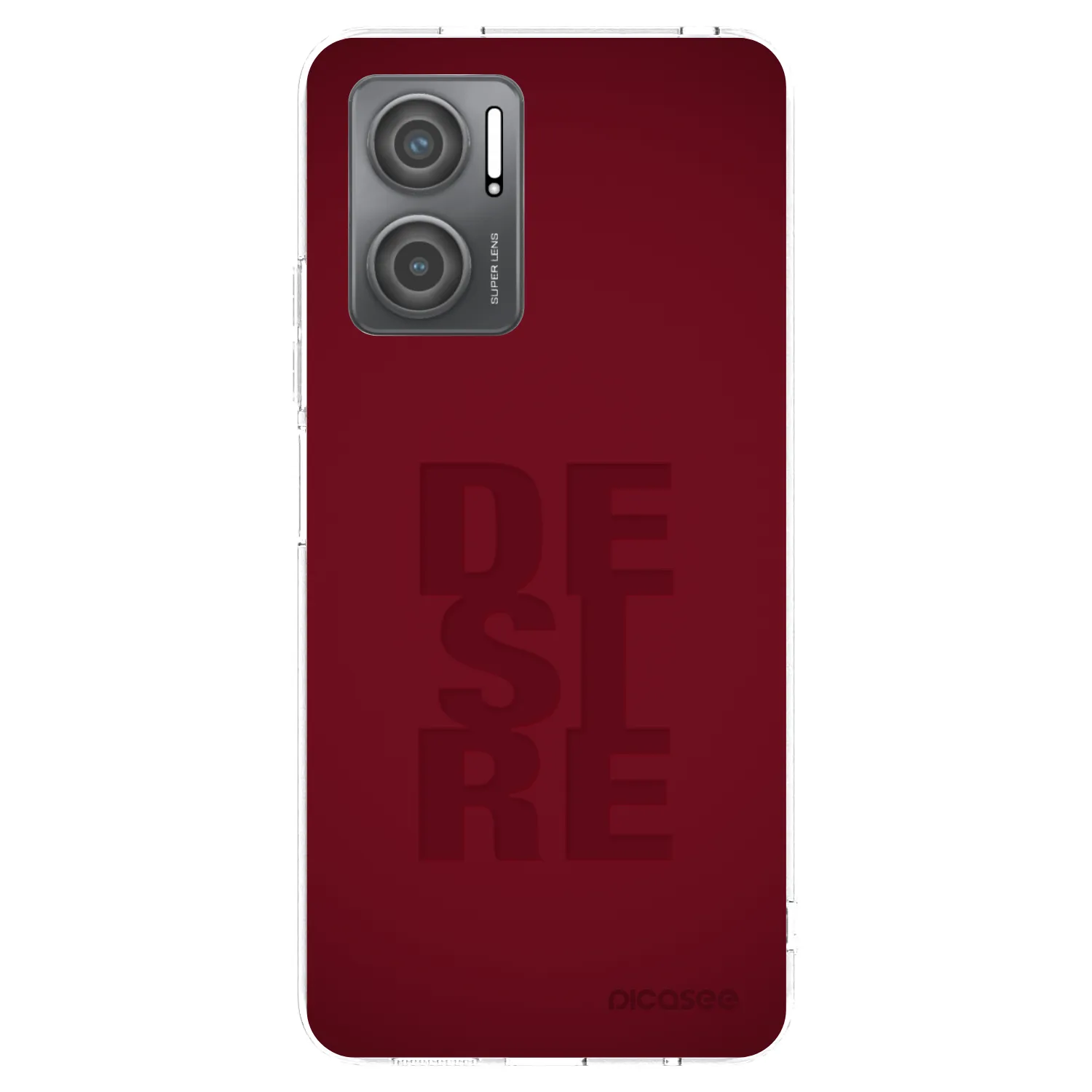 Picasee Xiaomi Redmi 10 5G Hülle - Transparentes Silikon - Desire
