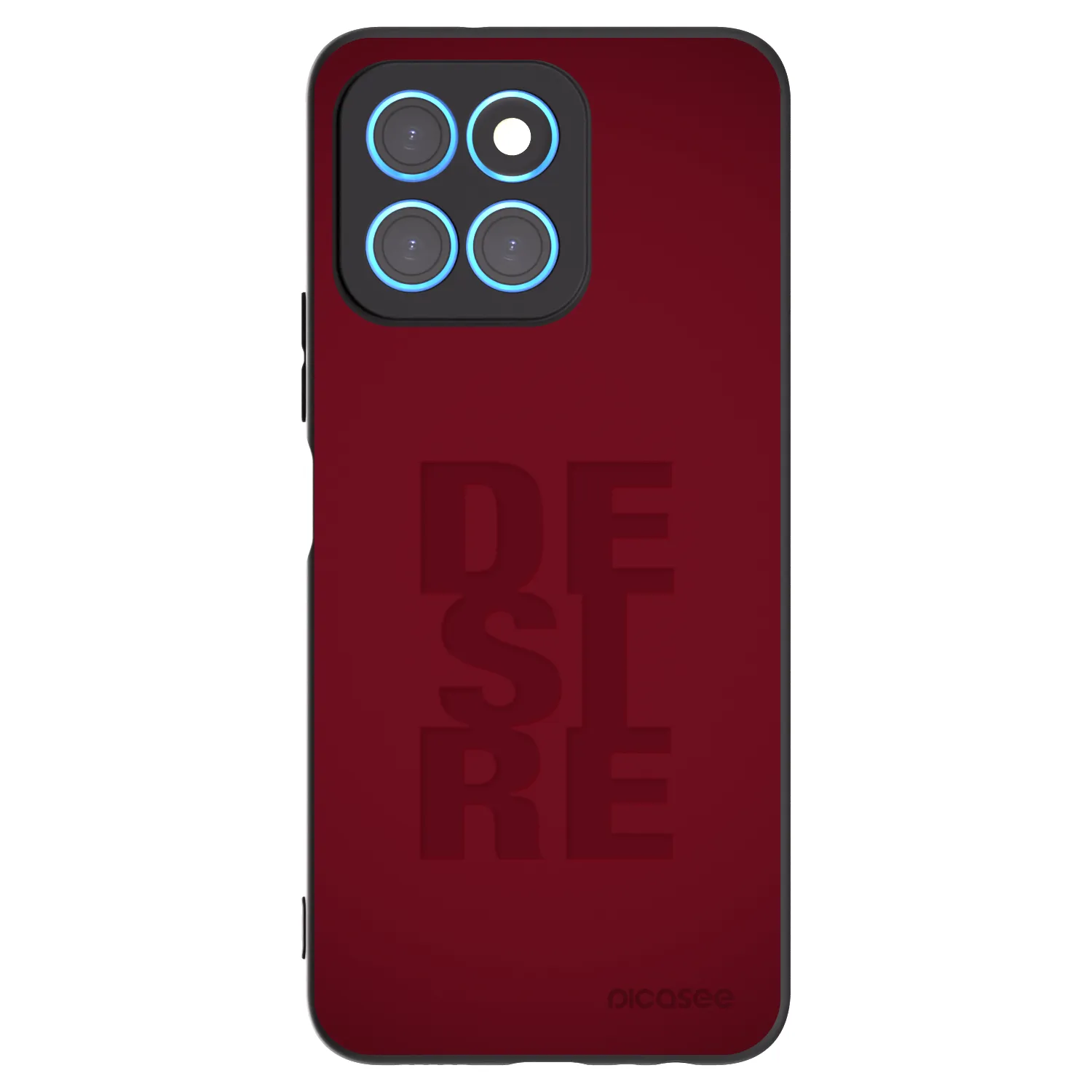 Picasee Honor X8 5G Hülle - Schwarzes Silikon - Desire
