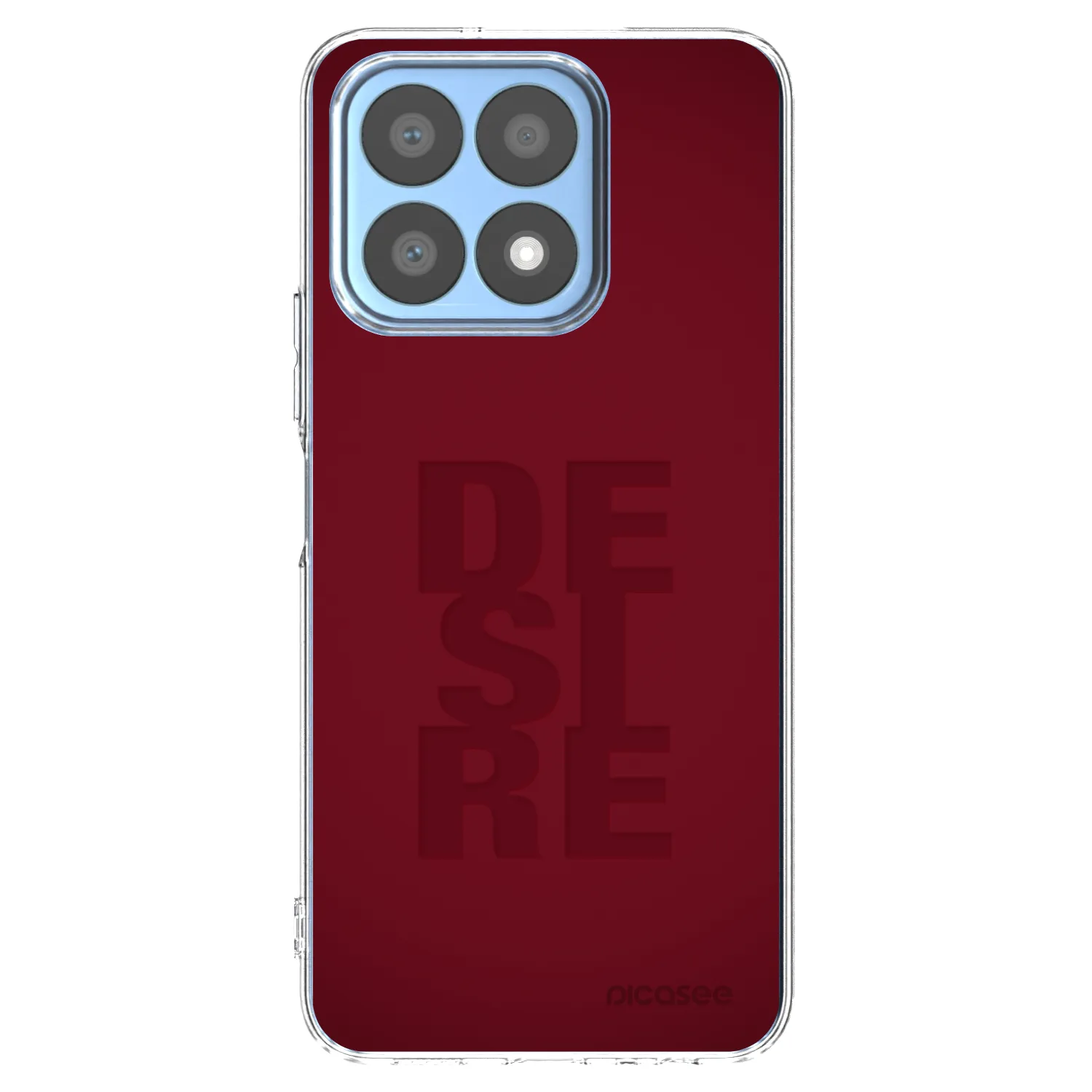 Picasee Honor X8a Hülle - Transparentes Silikon - Desire